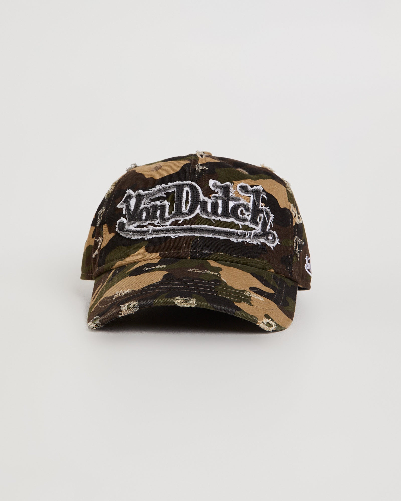 Destroyed Twill Logo Dad Cap – General Pants Co display picture 2