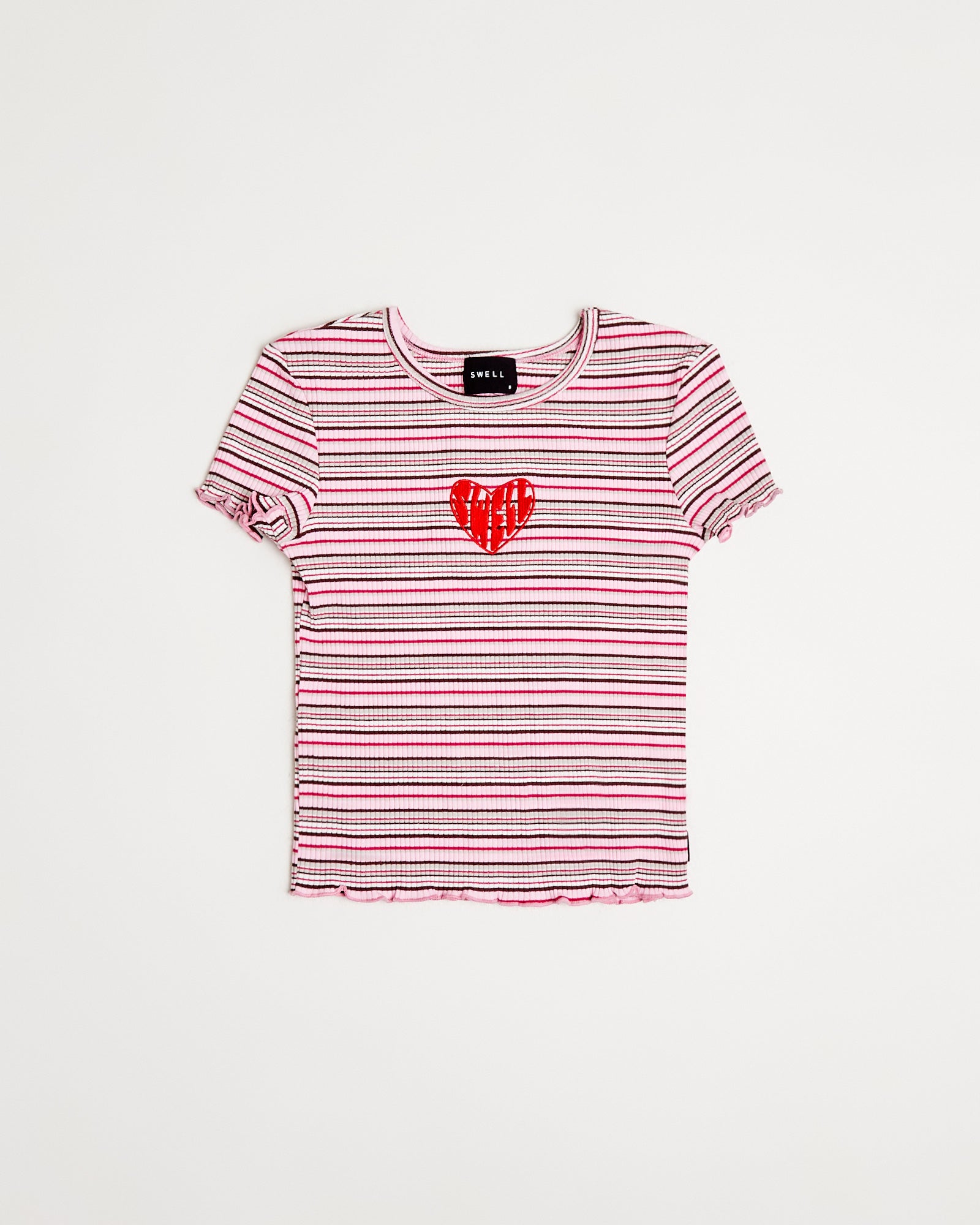 Charlotte Garment Dye Ribbed Tee