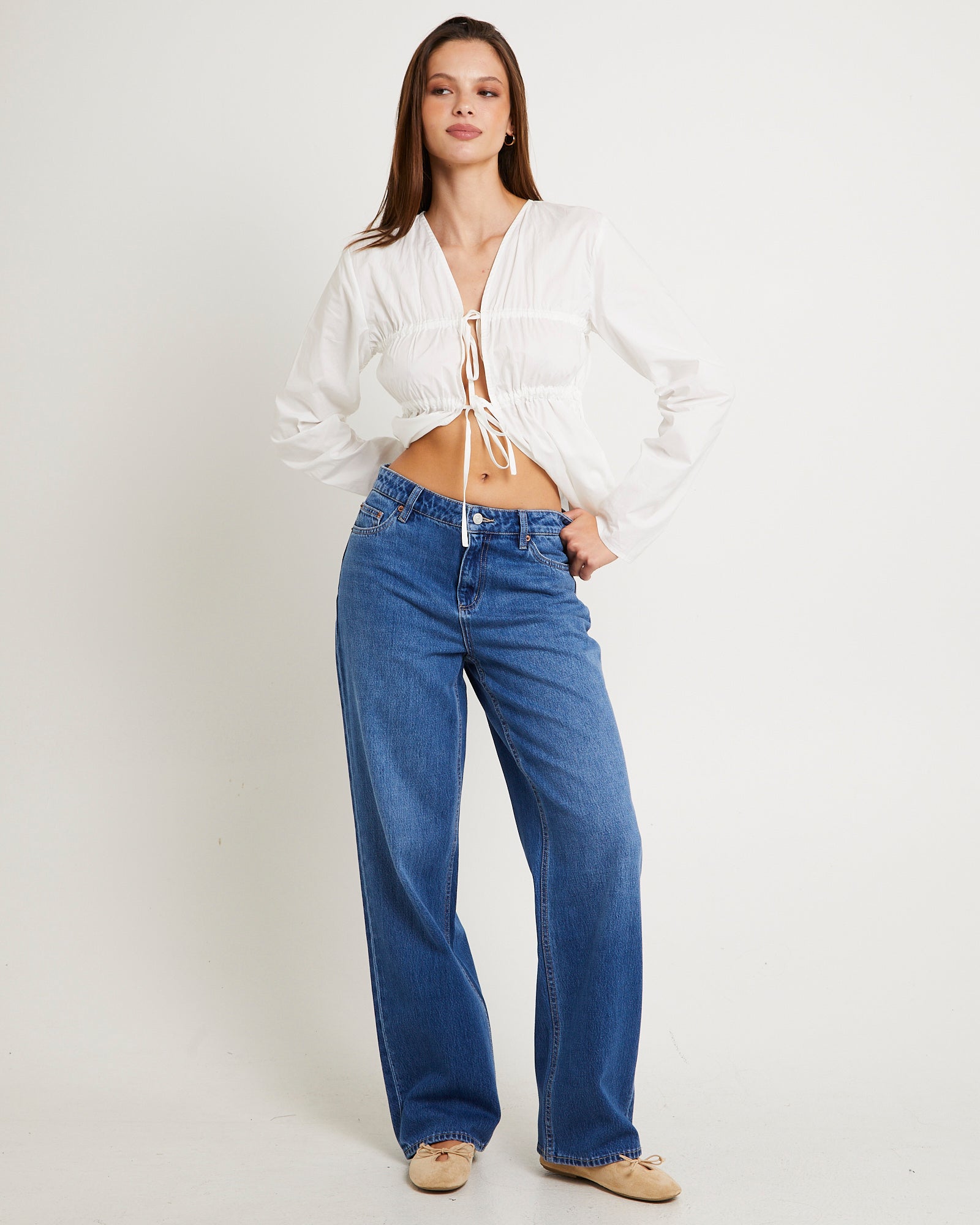 Mid Baggy Denim Jeans Arcadia Blue – General Pants Co.