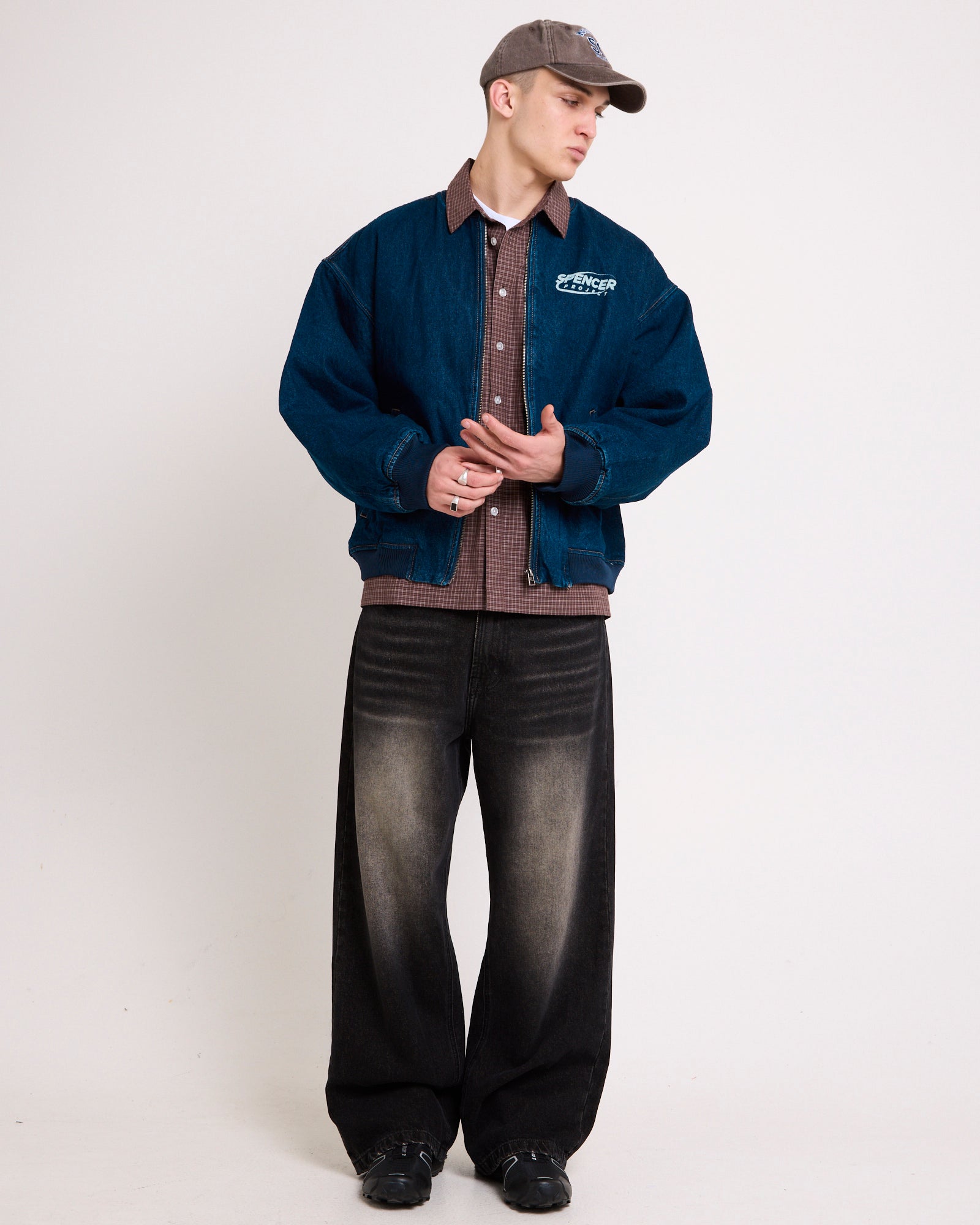 Raven Denim Bomber Jacket – General Pants Co.
