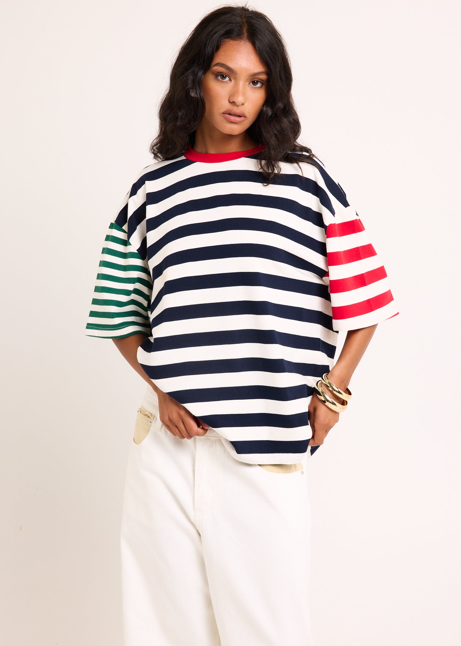 トップス 49percent Loose Silhouette Stripe Shirt トップス 49percent Loose Silhouette Stripe Shirt Ben Davis Short