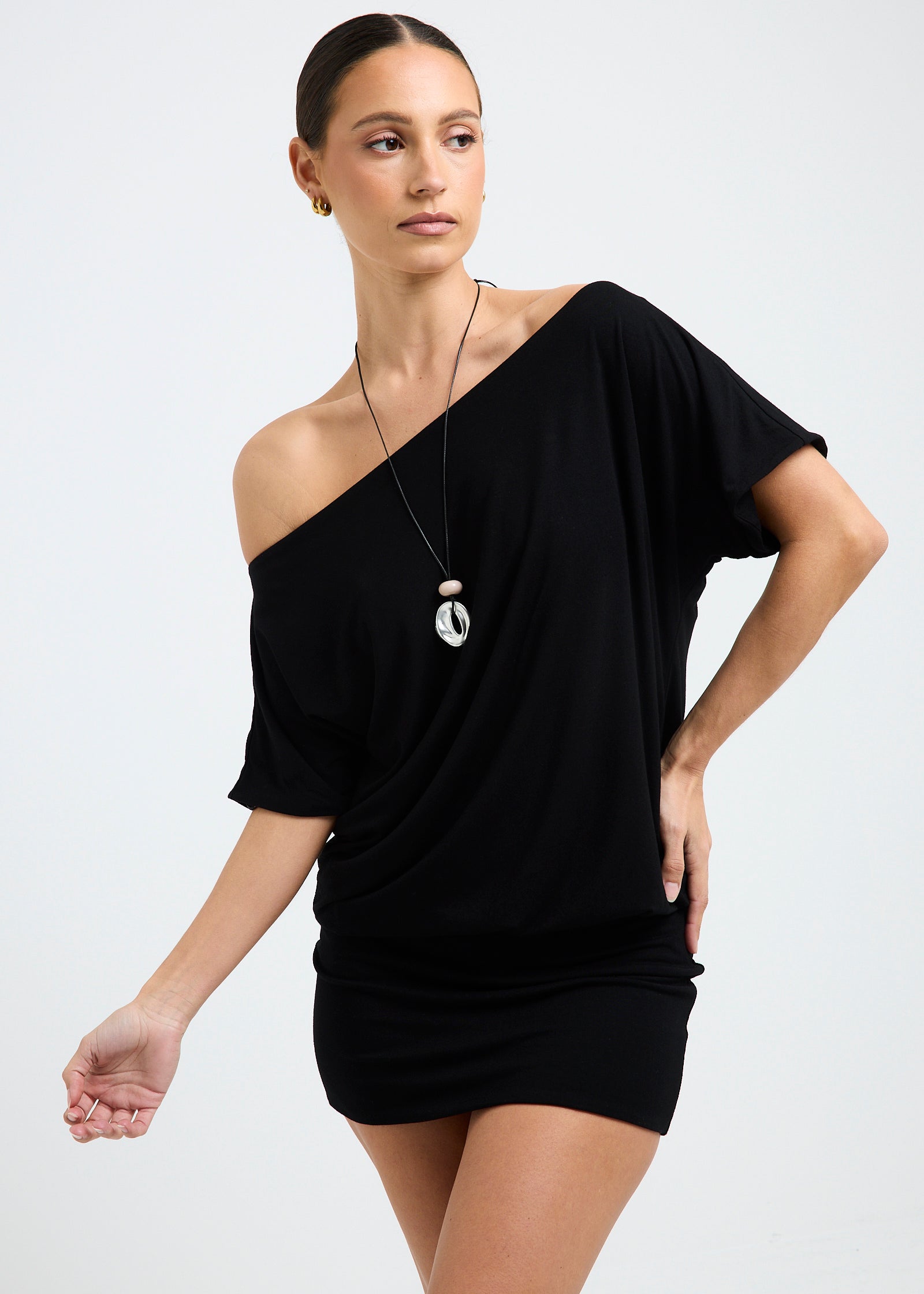 chantal off shoulder dress Chantal Off Shoulder Mini Dress General Pants Co