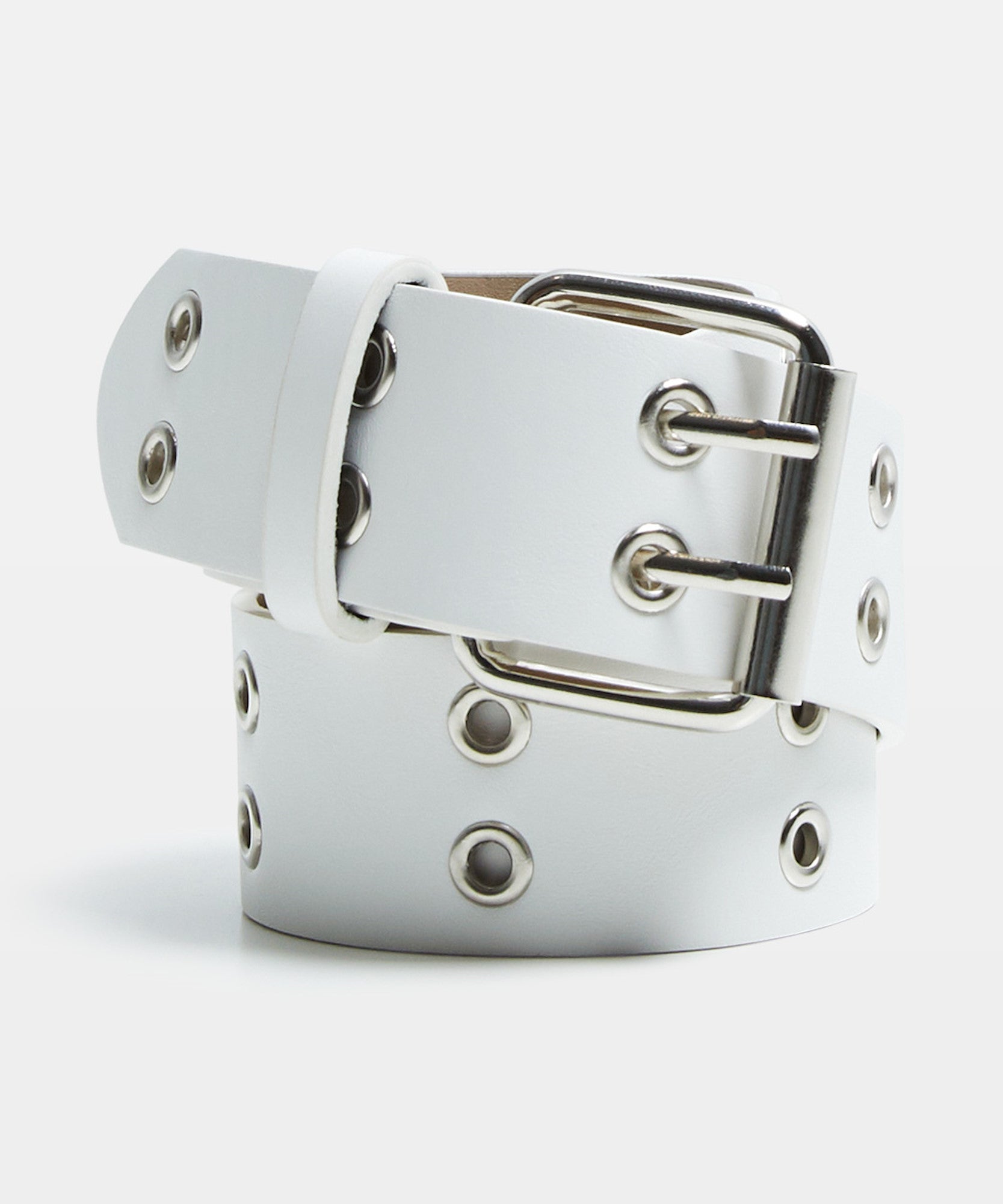 Nitro Double Eyelet Belt White