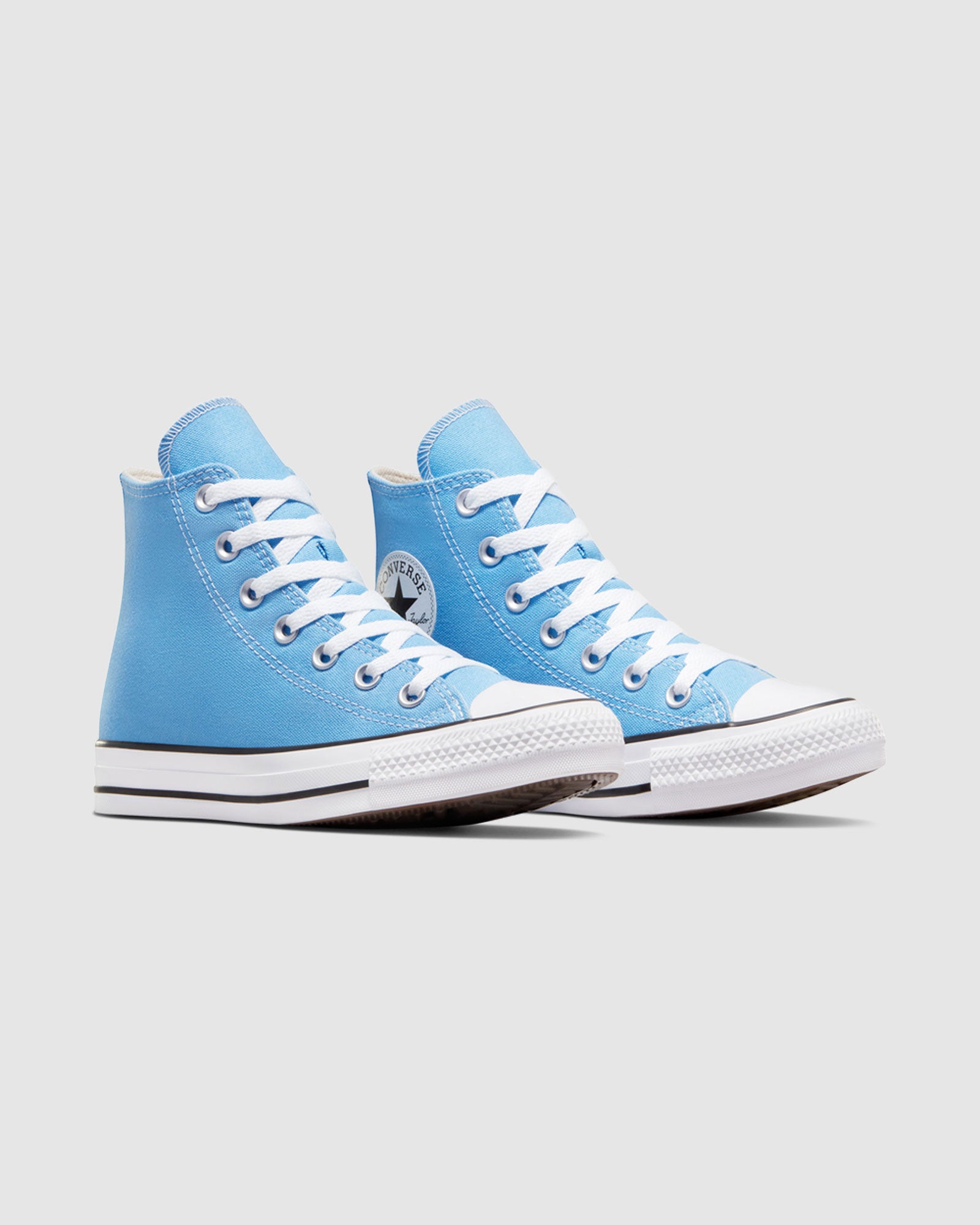 Light Blue Ladies Blue Converse Trainers Kids All Star Move