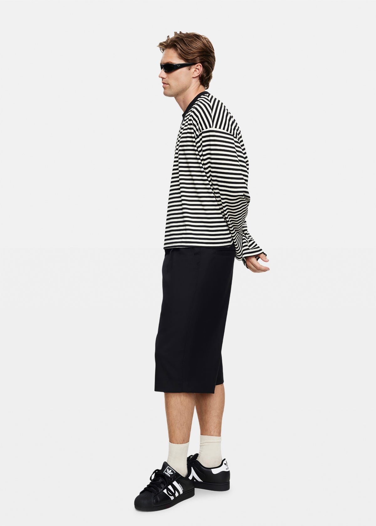 Bloom Long Sleeve Stripe Top ONYX STRIPE