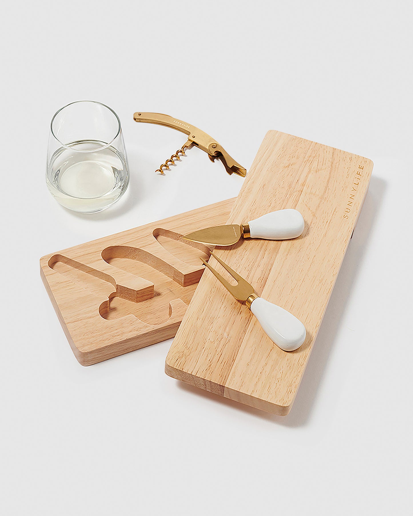 Travel Cheese Set in Natural