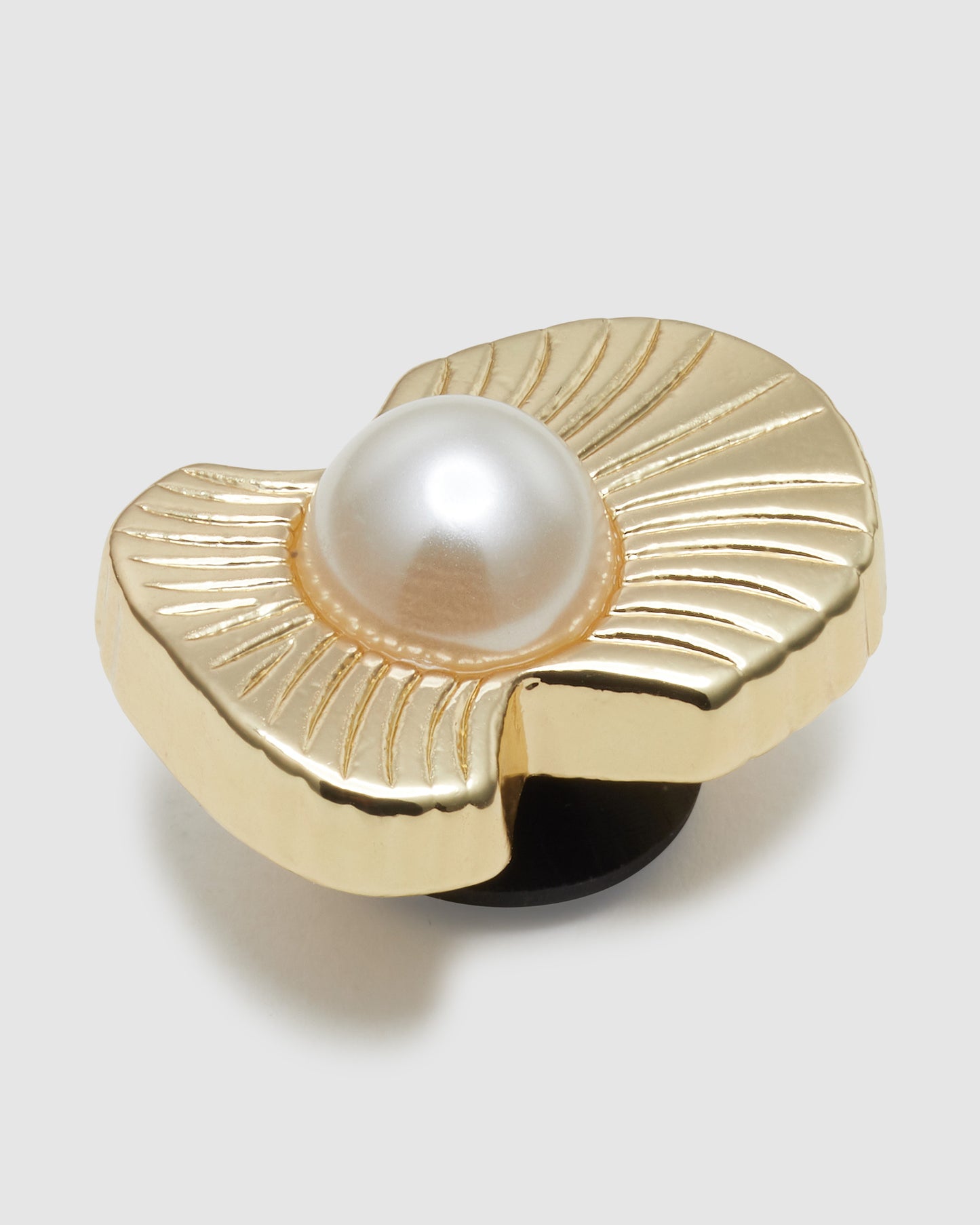 Gold Oyster With Pearl Jibbit