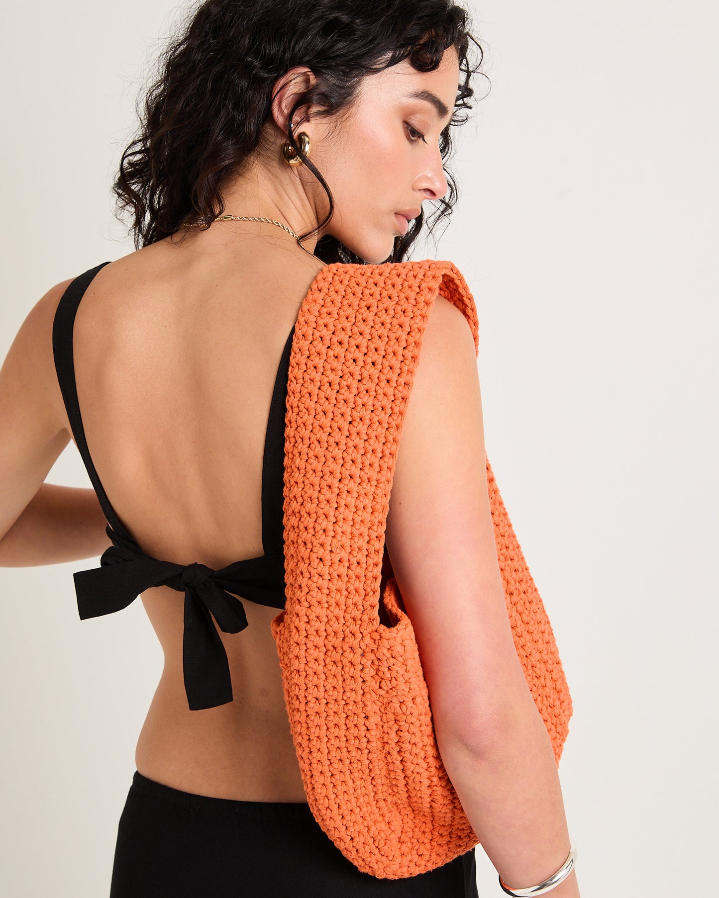 Ayra Crochet Shoulder Bag