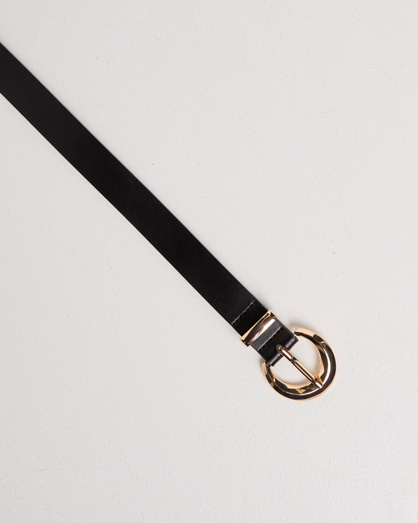 Black/Gold Buckle Belt