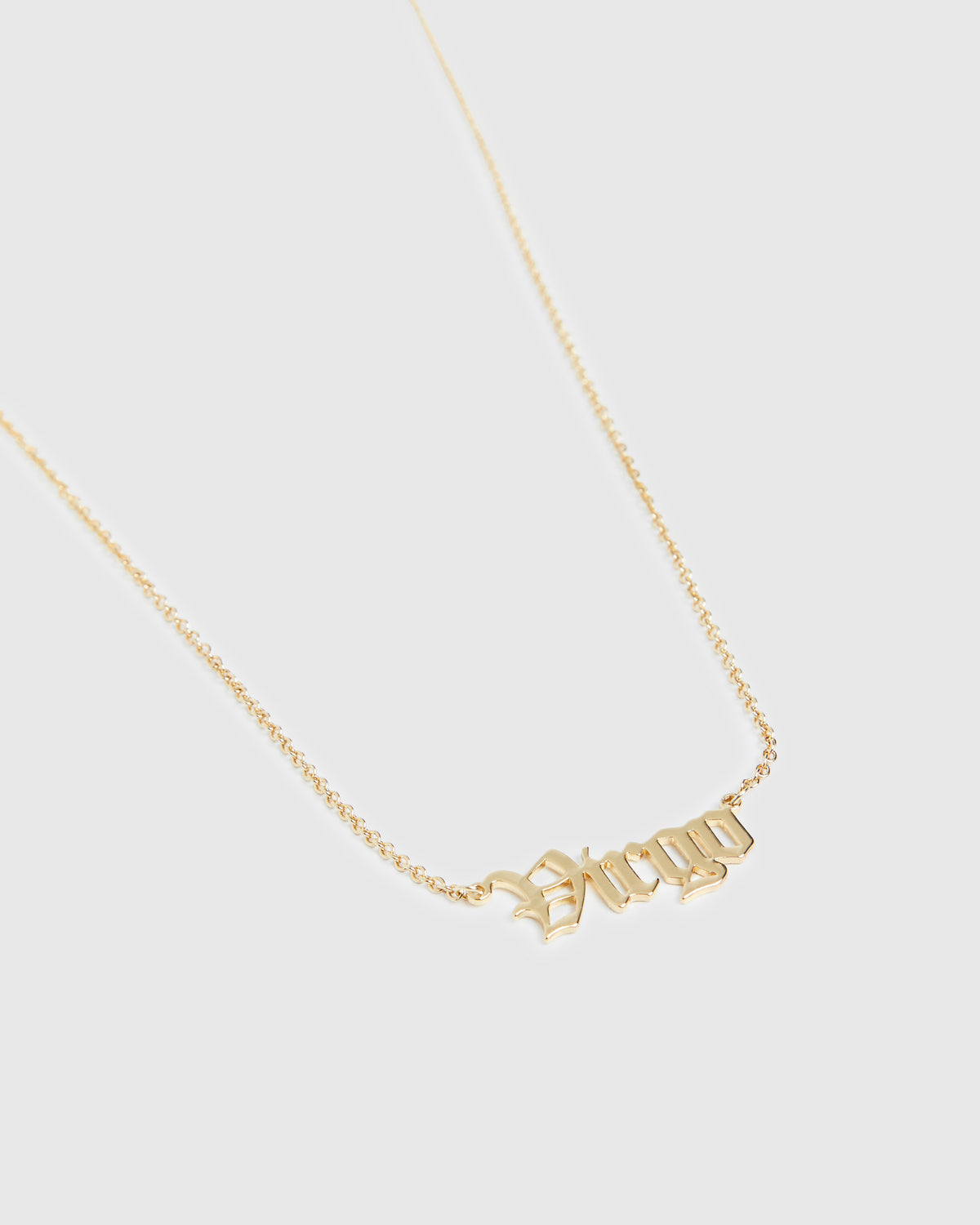14k Gold Virgo Star Sign Necklace GOLD