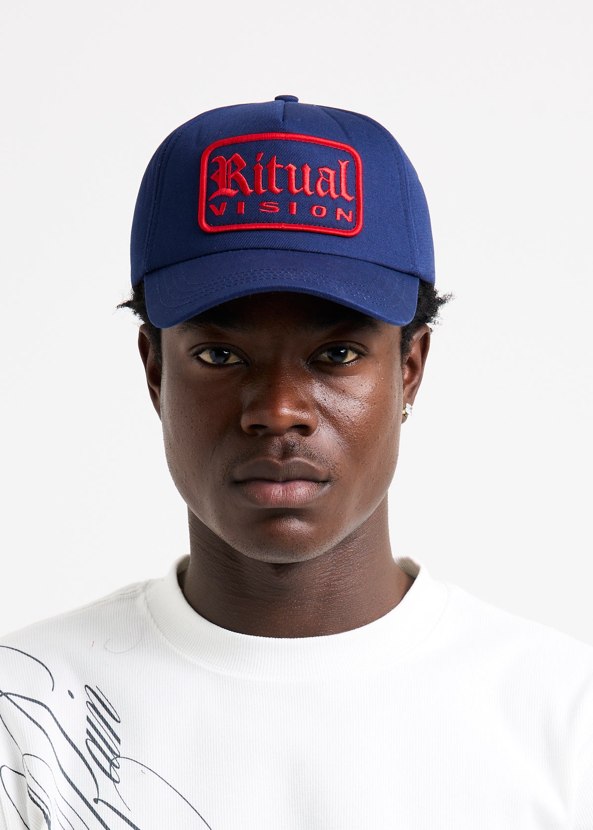 Officer Snapback Foam Trucker Cap NAVY