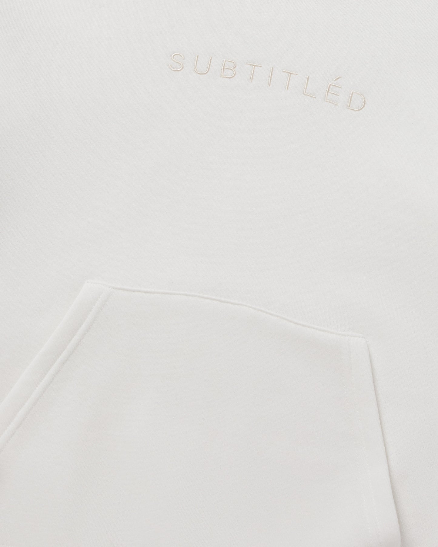 Teen Girls State Oversized Hoodie in White