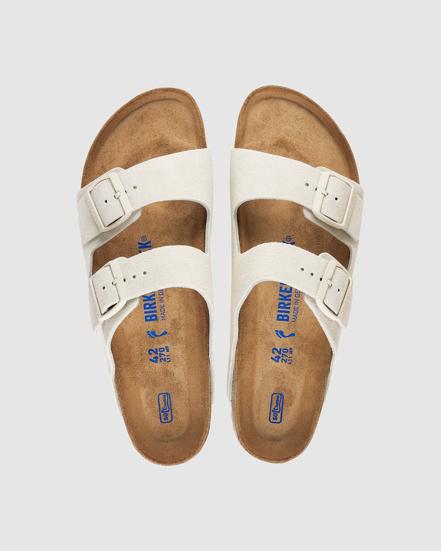 Arizona Soft Footbed Suede Leather Sandals