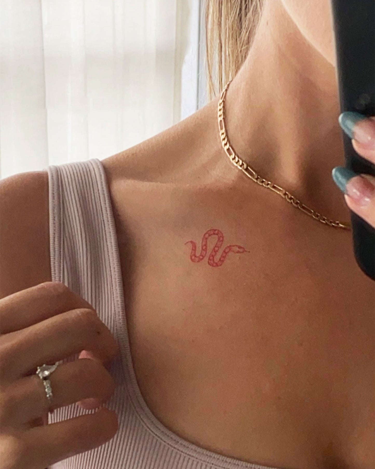 Red Ink Temporary Tattoo Pack