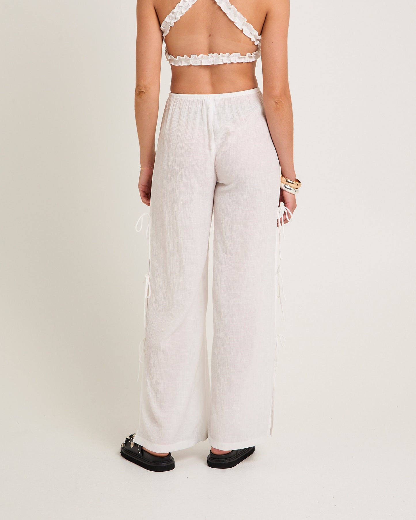 Macie Tie Side Bow Pants