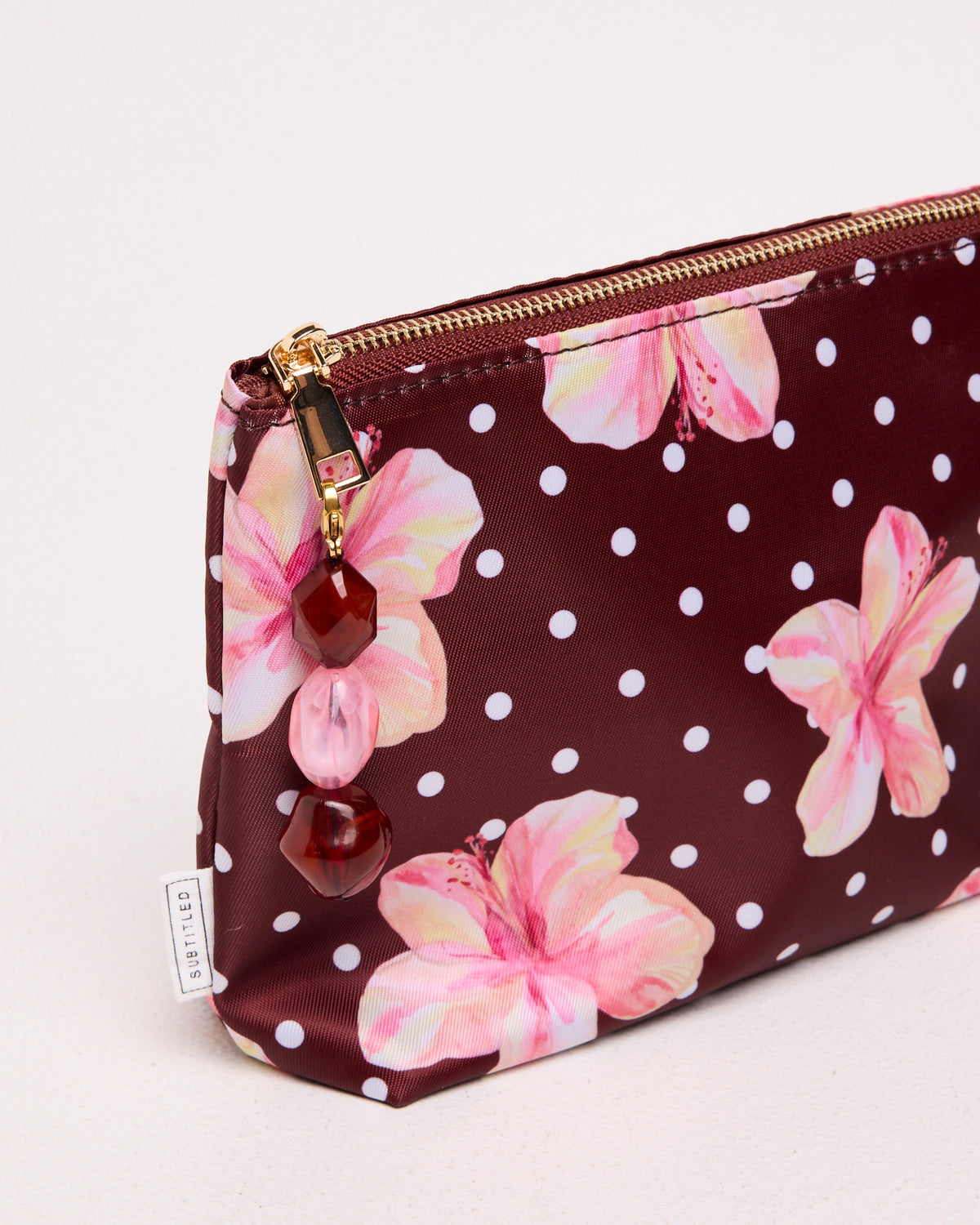 Waterproof Cosmetic Bag FLORAL DOT
