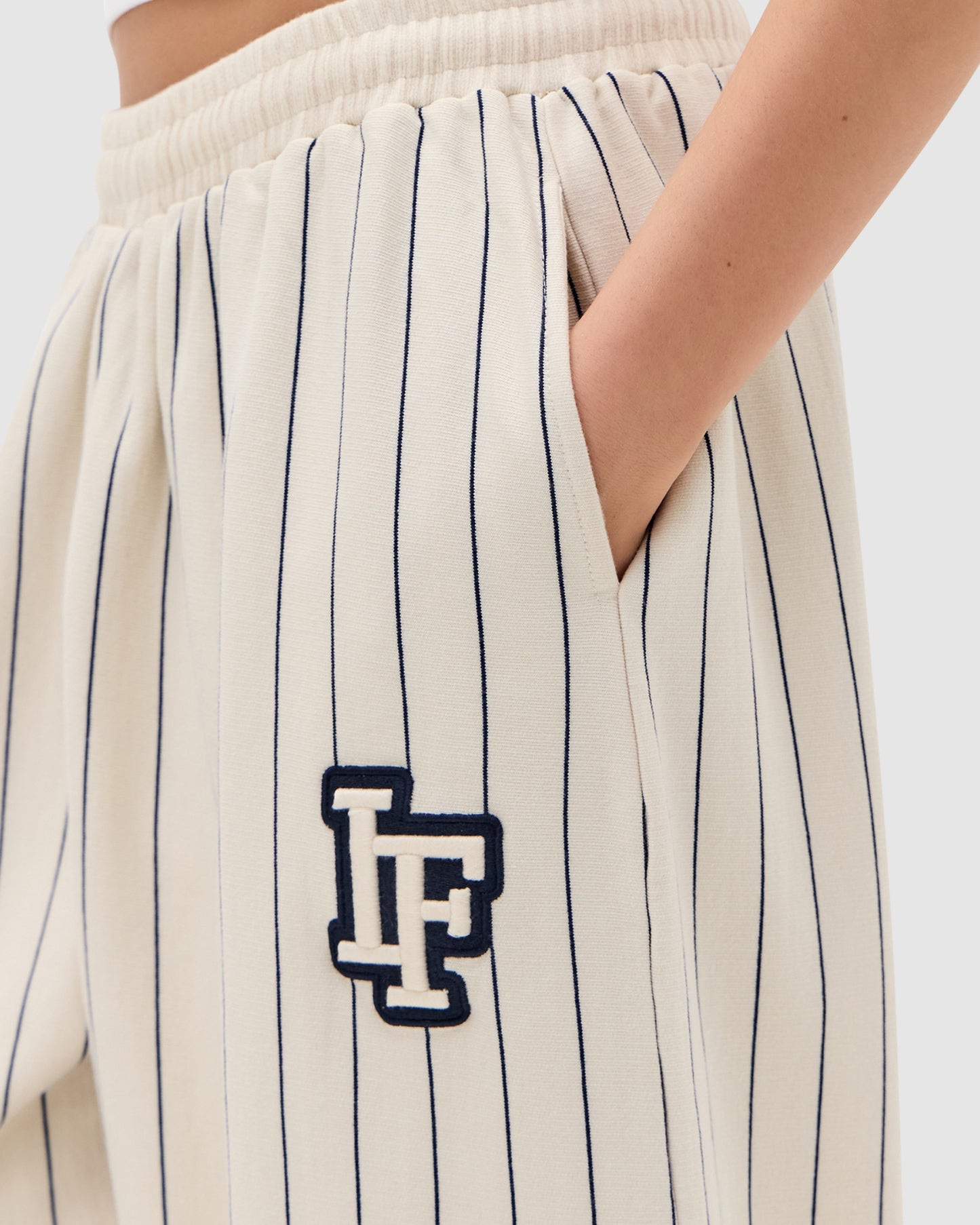 Harri Pinstripe Jogger Pants