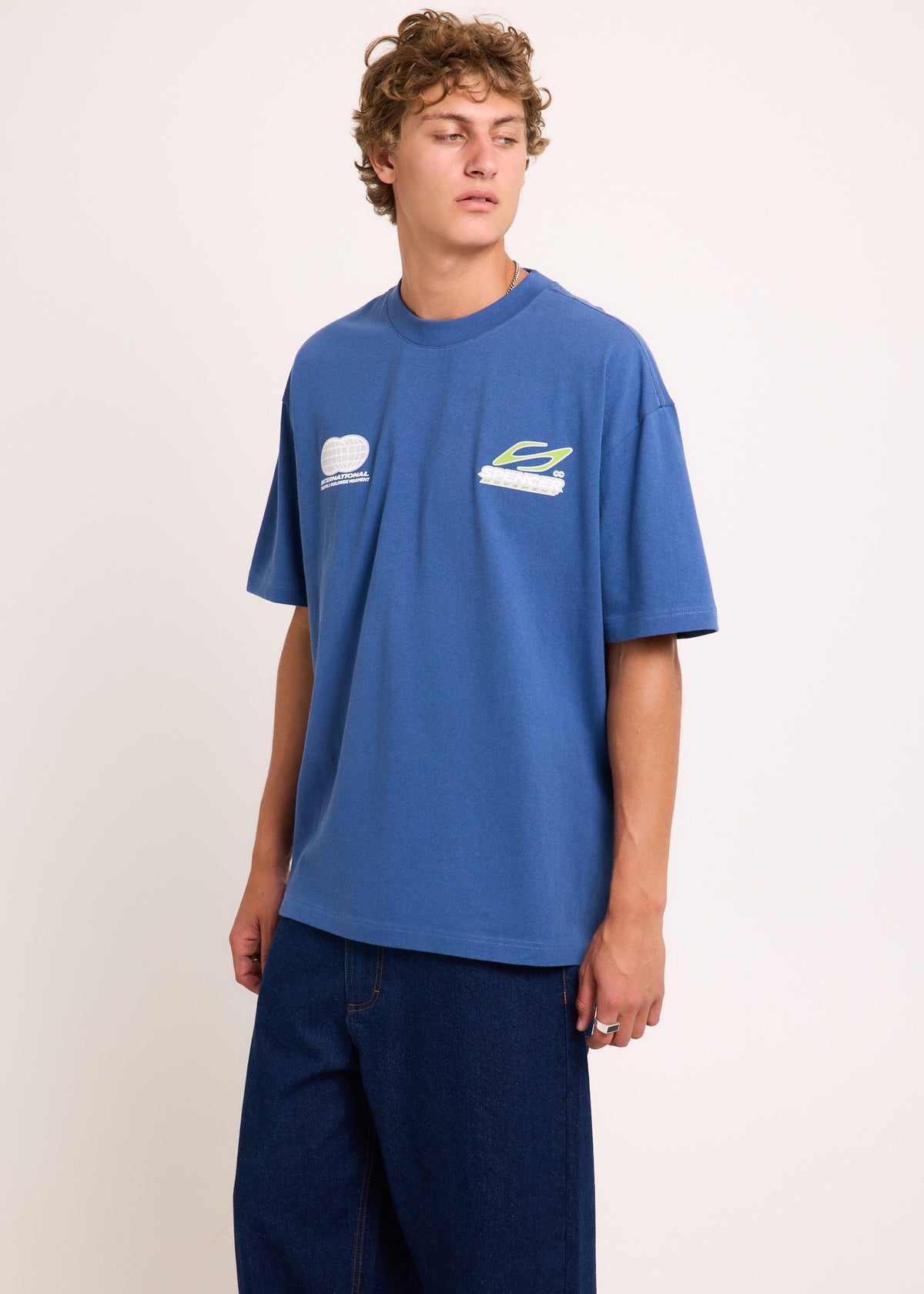 Spencer Movement T-Shirt BLUE