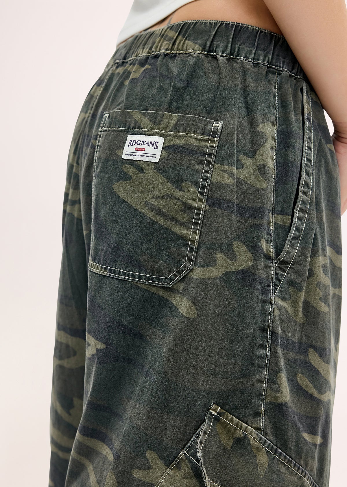 BDG Dallas Camo Crop Trousers CAMO
