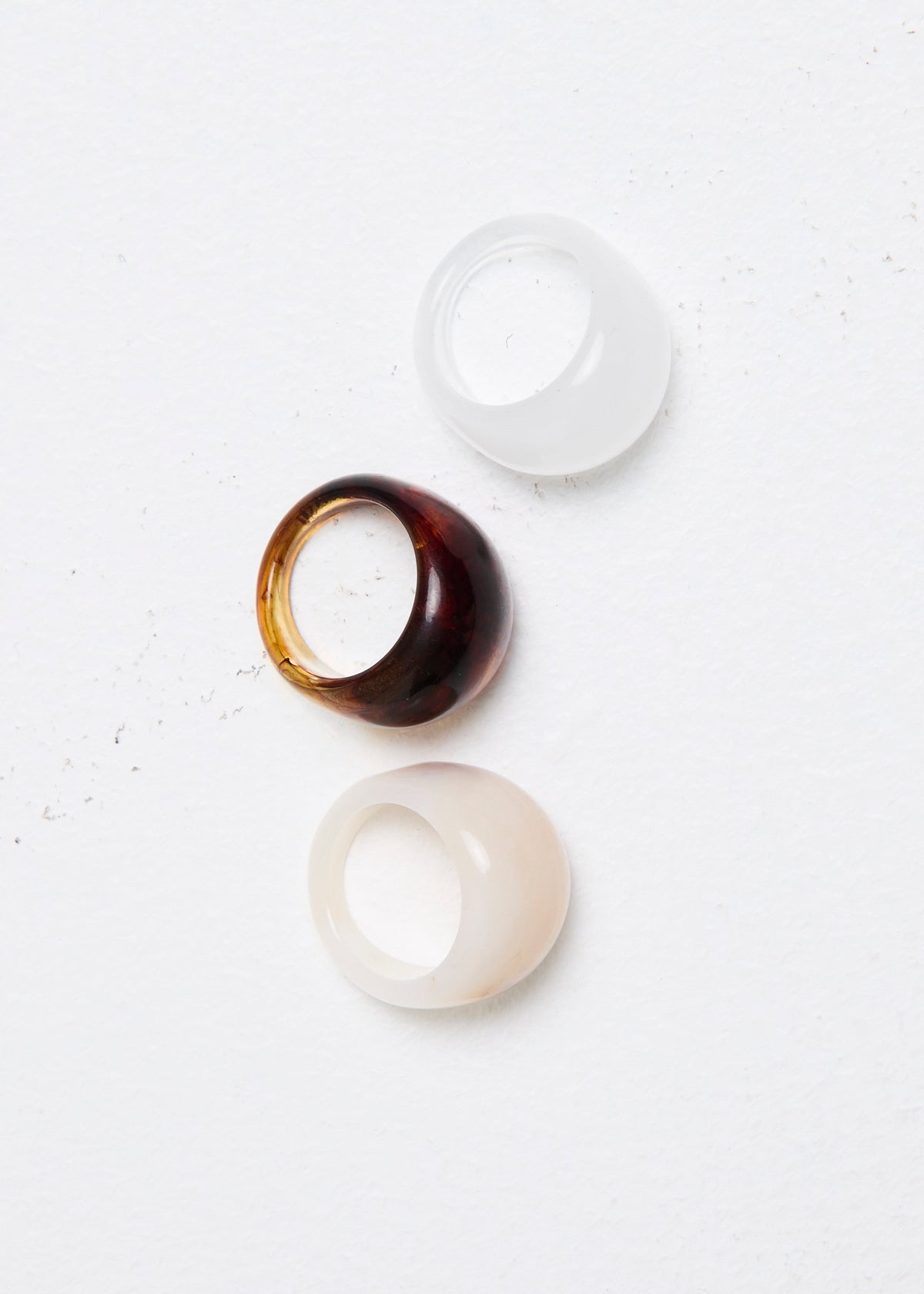 Resin Ring Natural 3 Pack ASSORTED