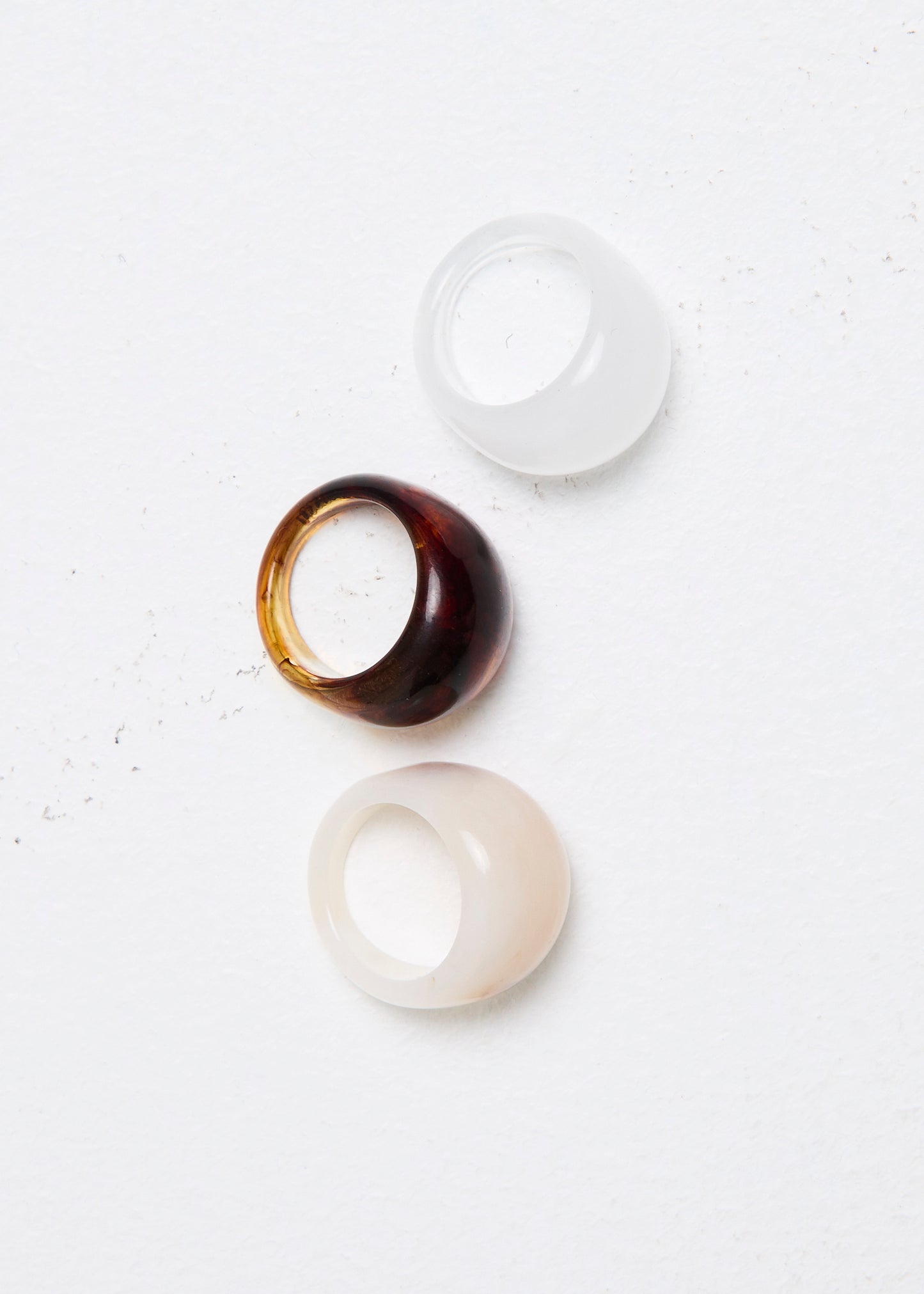 Resin Ring Natural 3 Pack