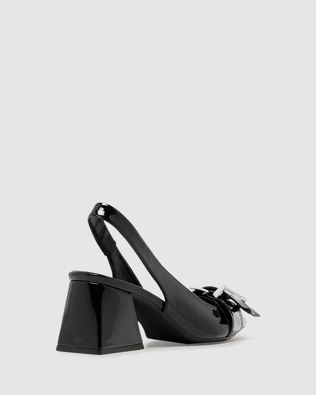Slay Slingback Pump Black Patent BLACK PATENT