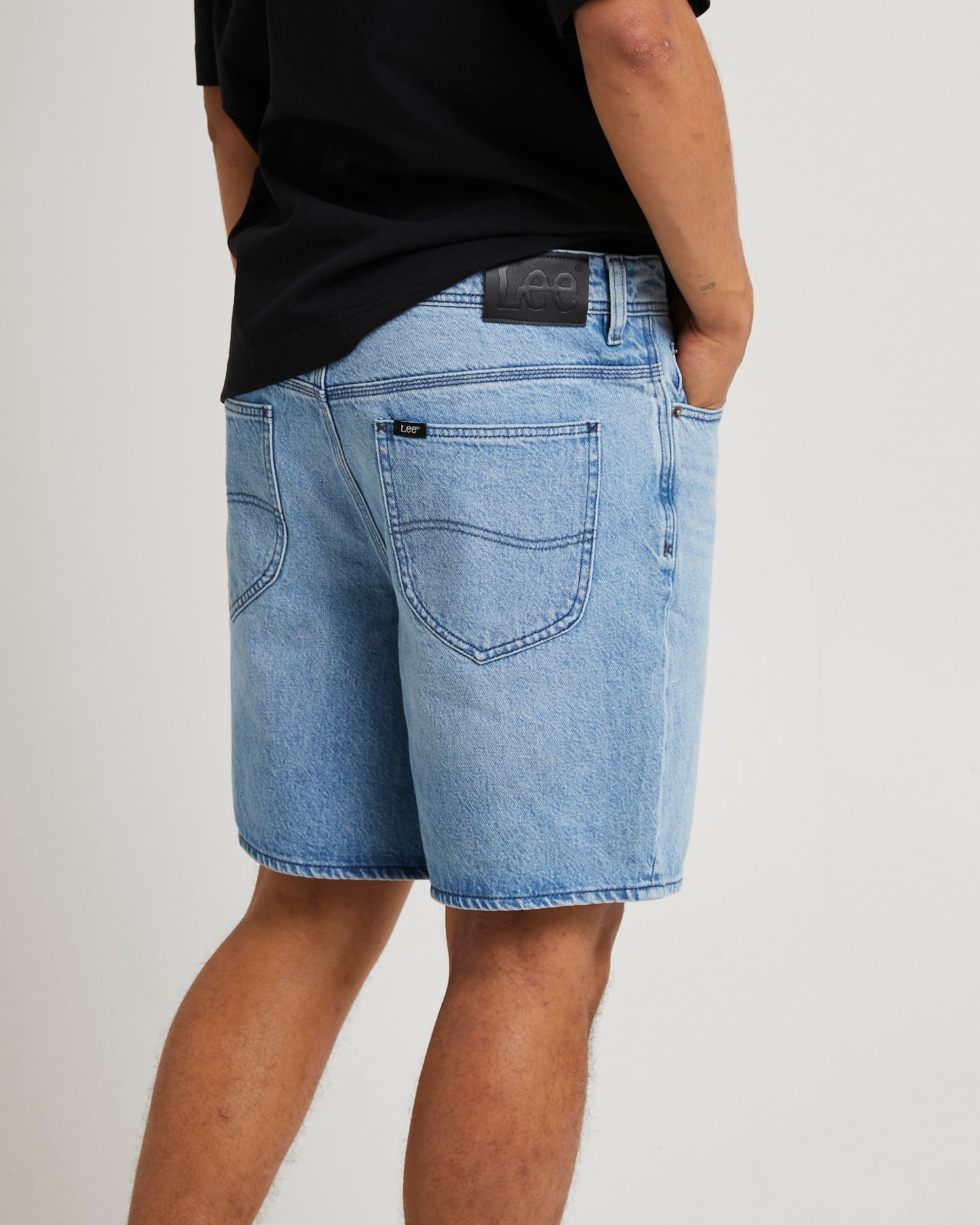 L-Four Baggy Denim Shorts