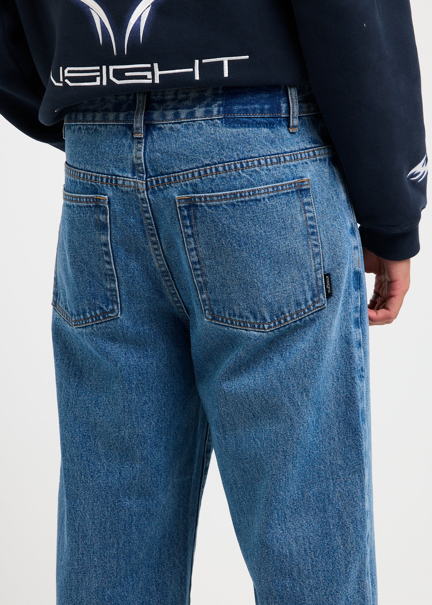 Knocker Wide Leg Denim Jeans