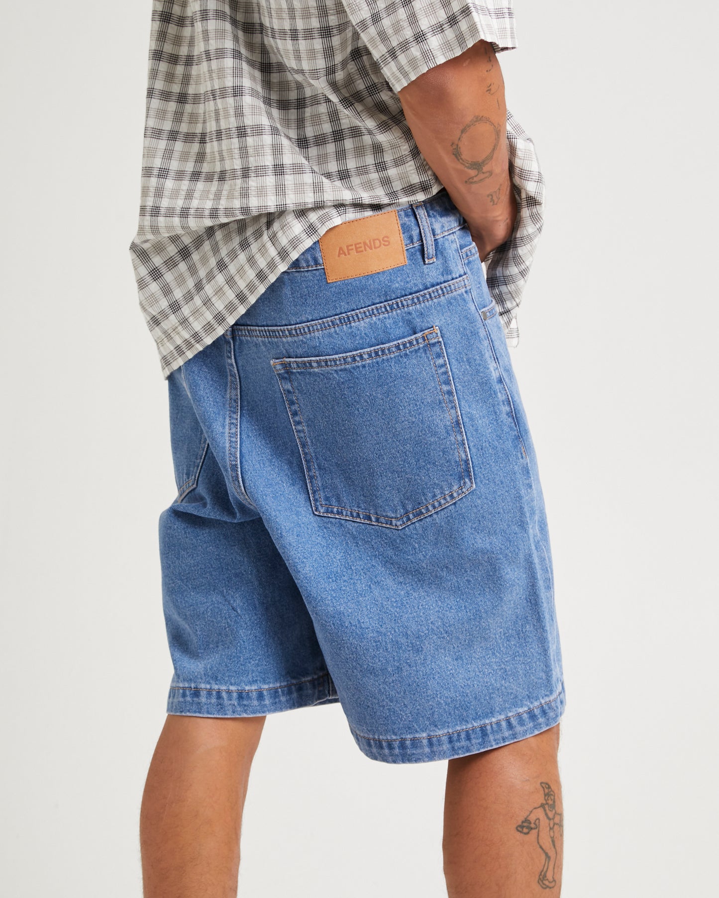 Lil C Denim Baggy Shorts 22"