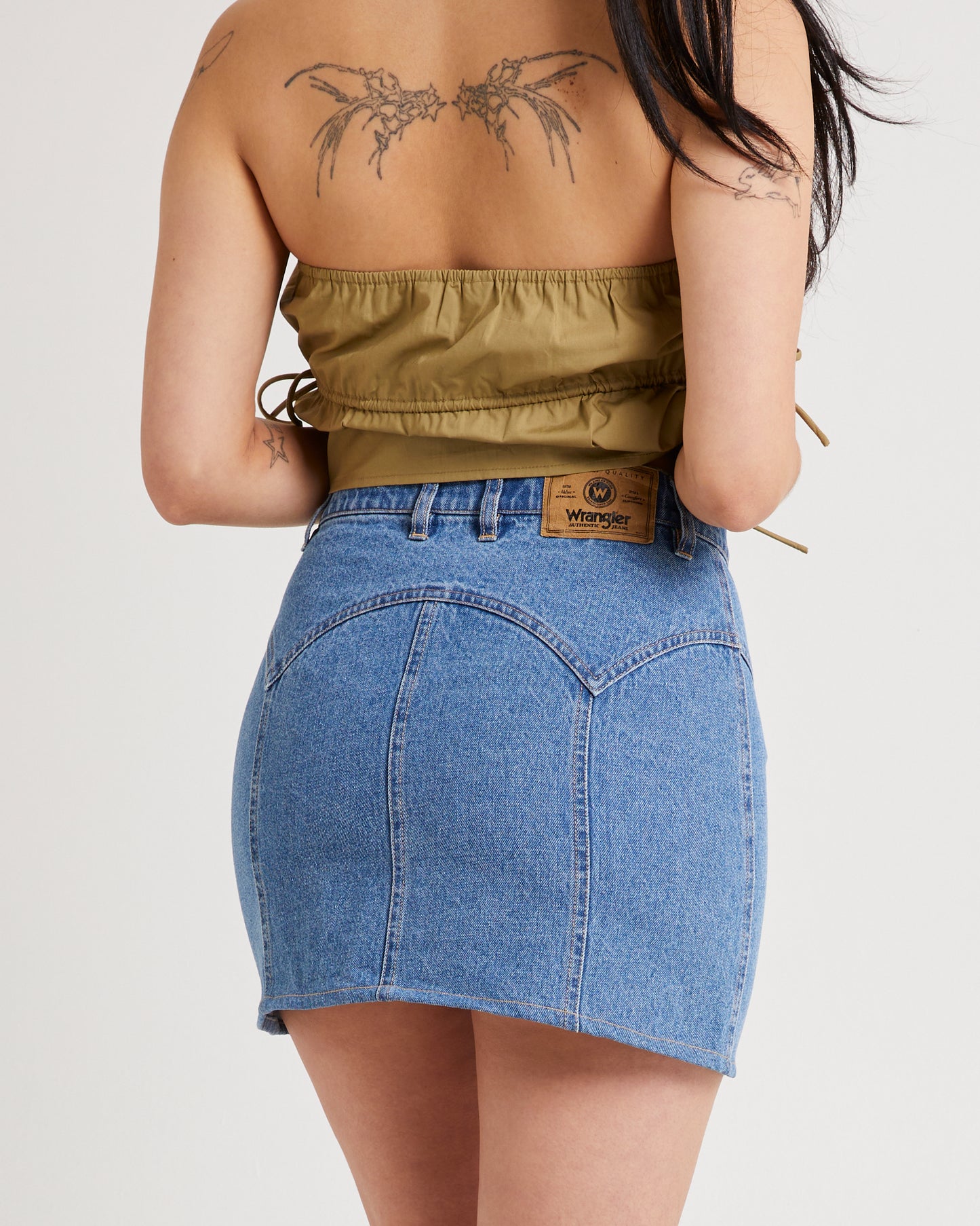 Kansas Denim Mini Skirt