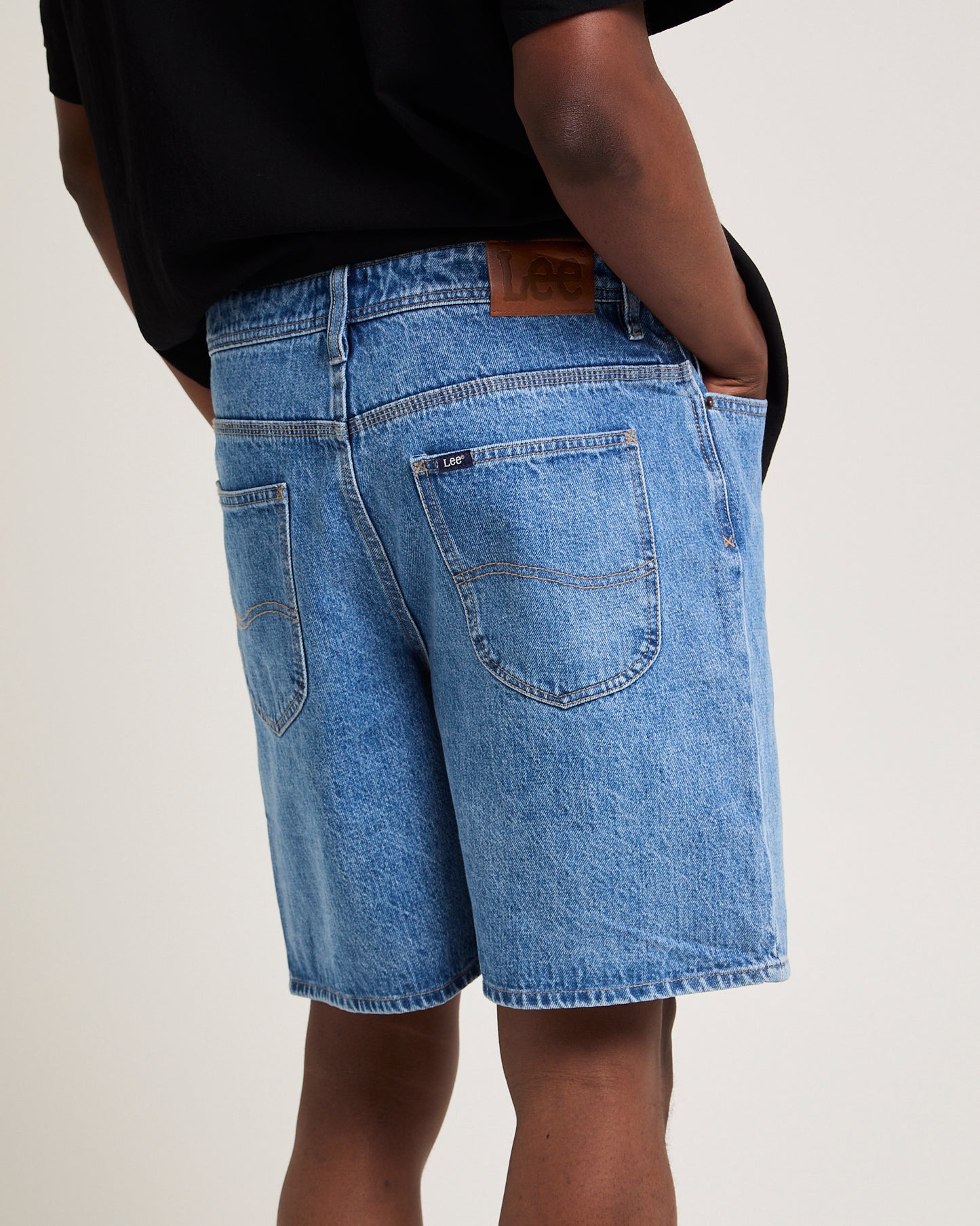 L-Four Baggy Denim Shorts