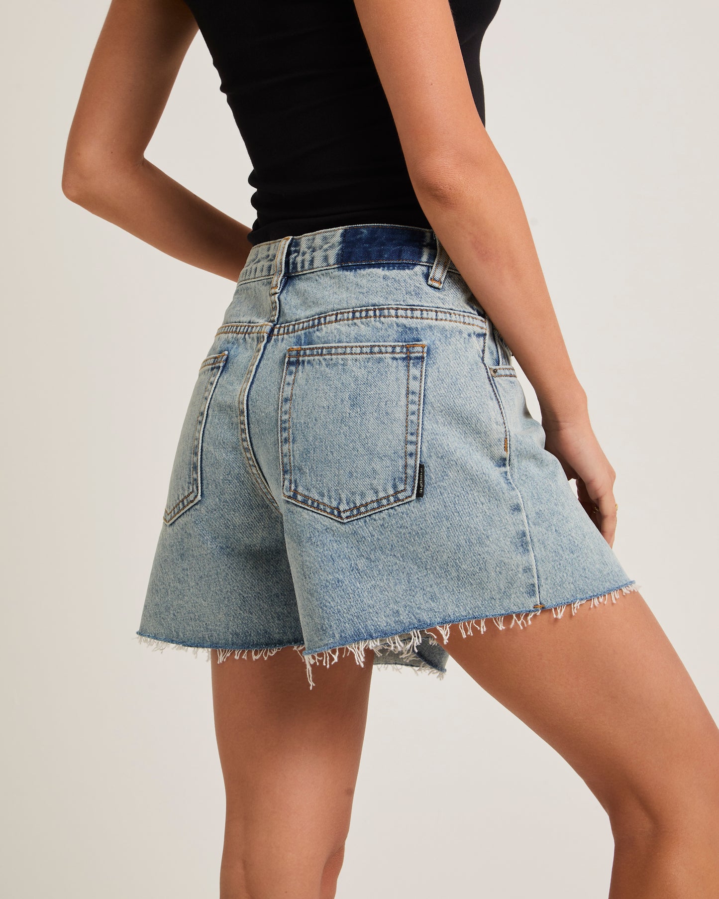Millie A-Line Denim Shorts VINTAGE TINT BLUE