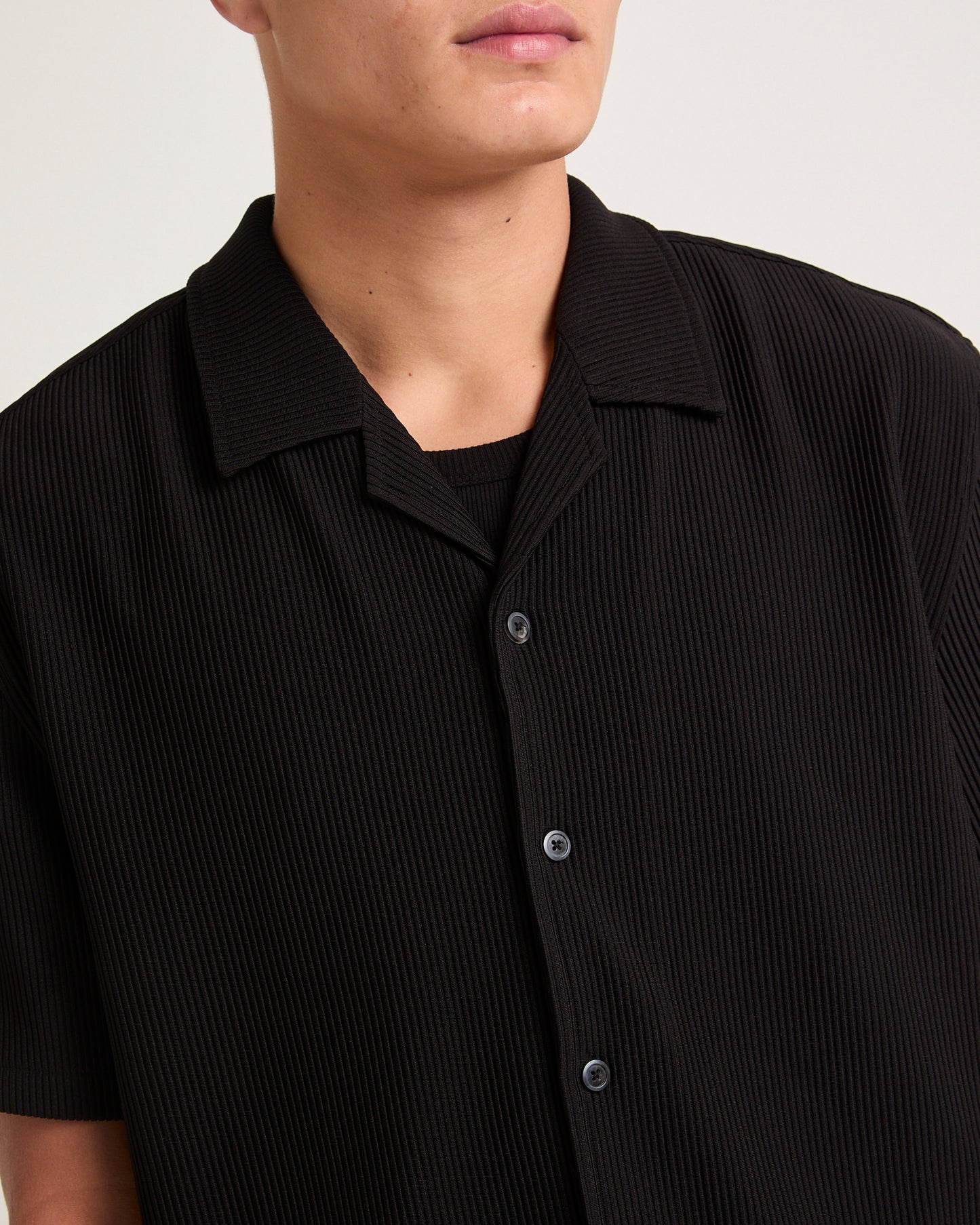 Pleated Resort Short SleeveShirt