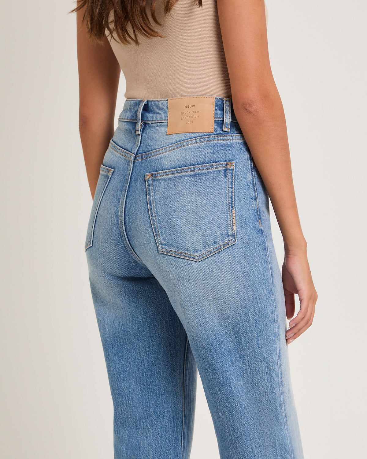 Nico Straight Denim Jeans MID VINTAGE INDIGO
