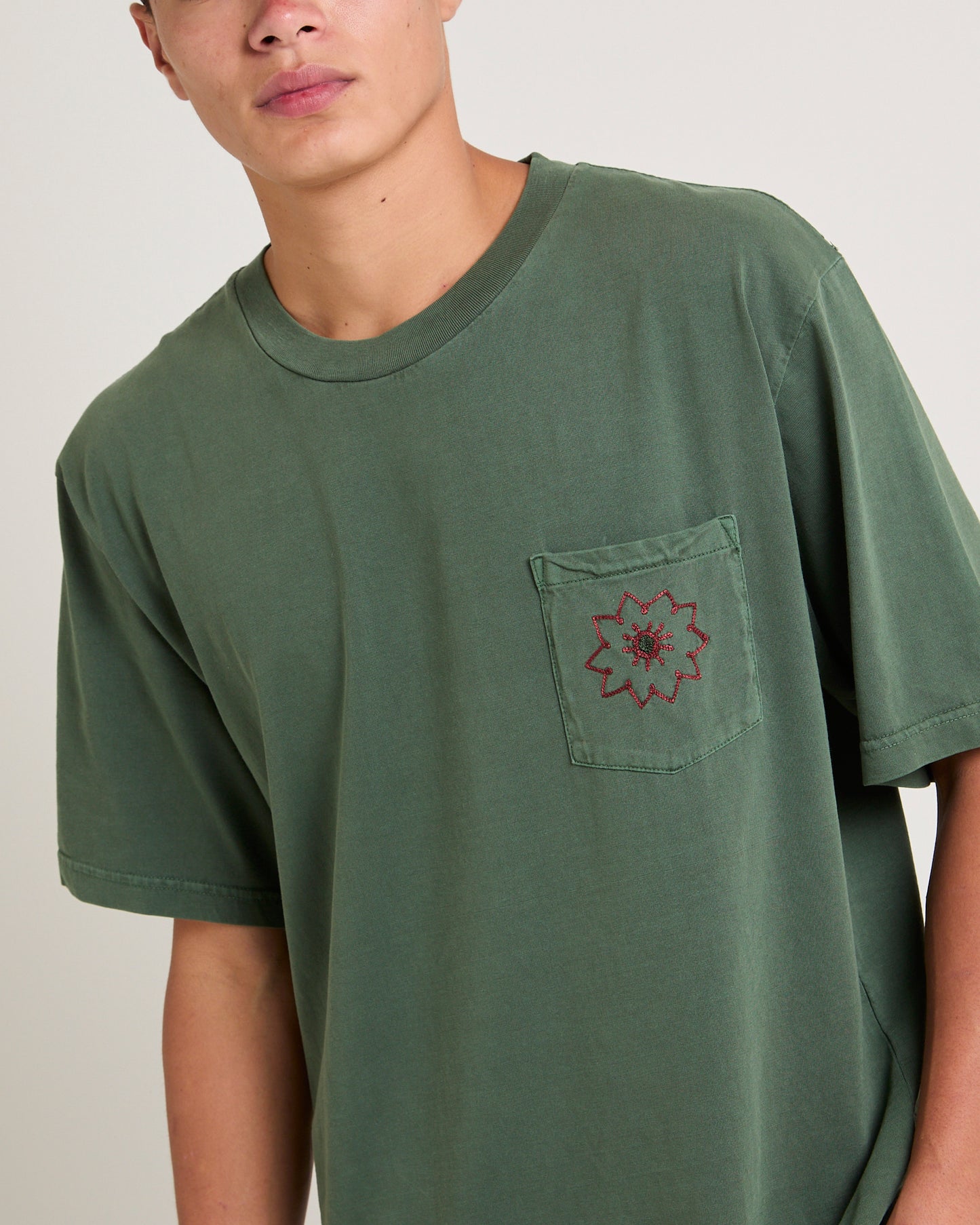 Embroider Pocket T-Shirt