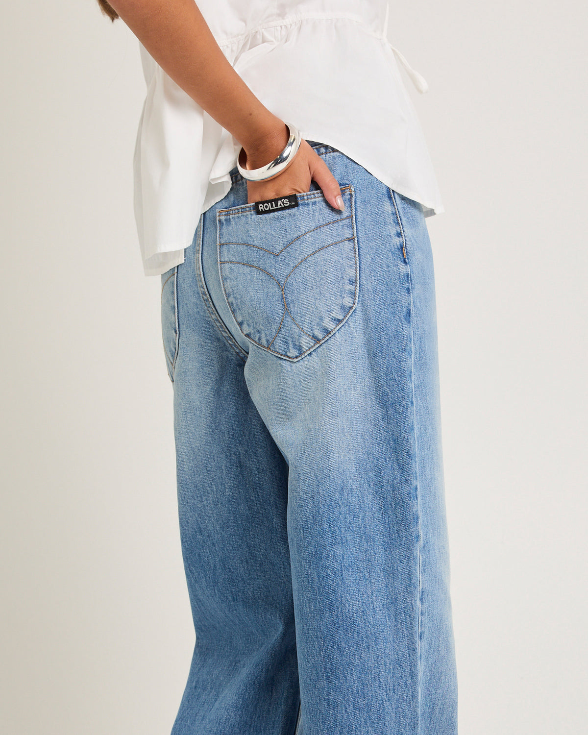 Stevie Relaxed Denim Jeans Brad Blue BRAD BLUE