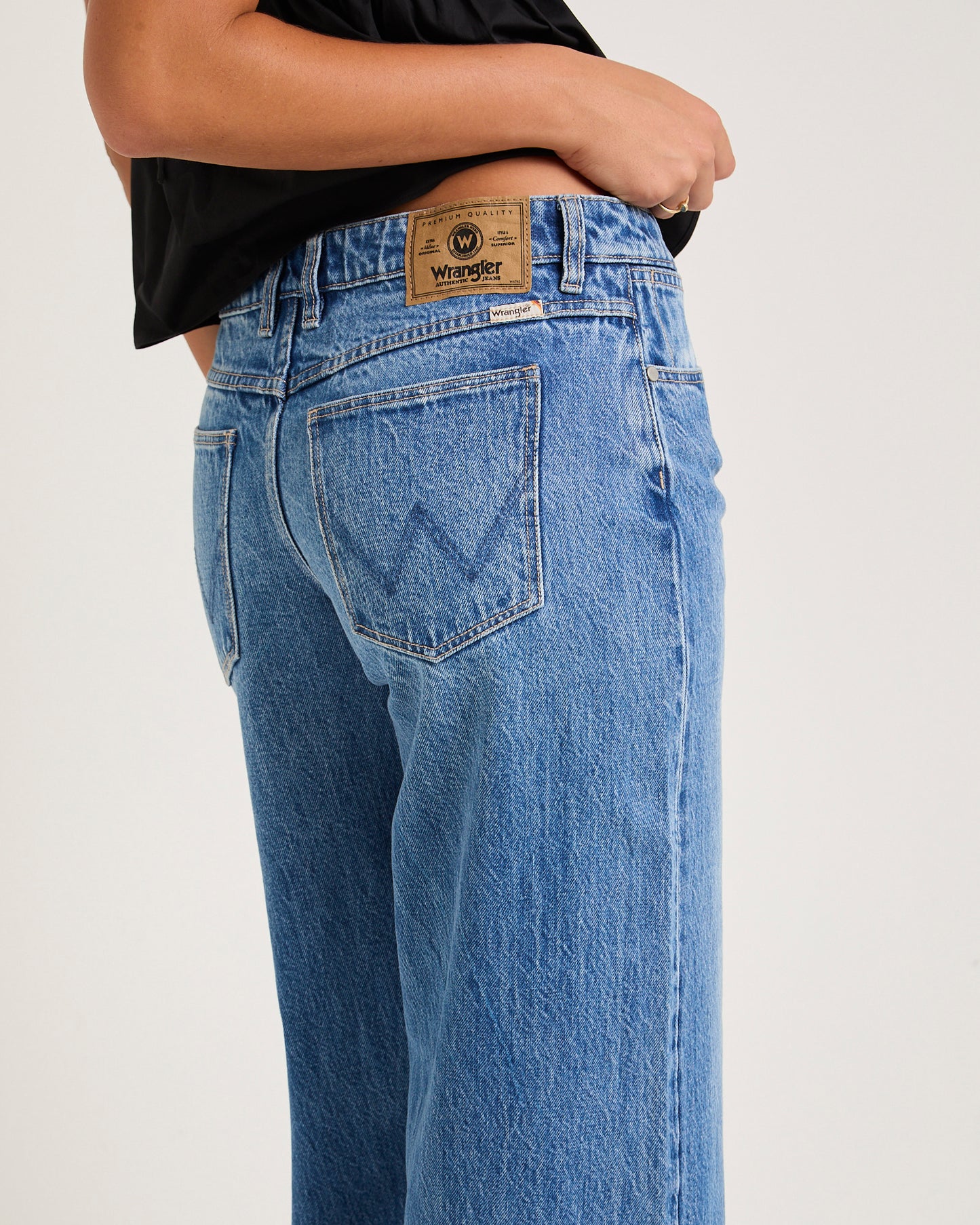 Low Farrah Baggy Denim Jeans Blue River