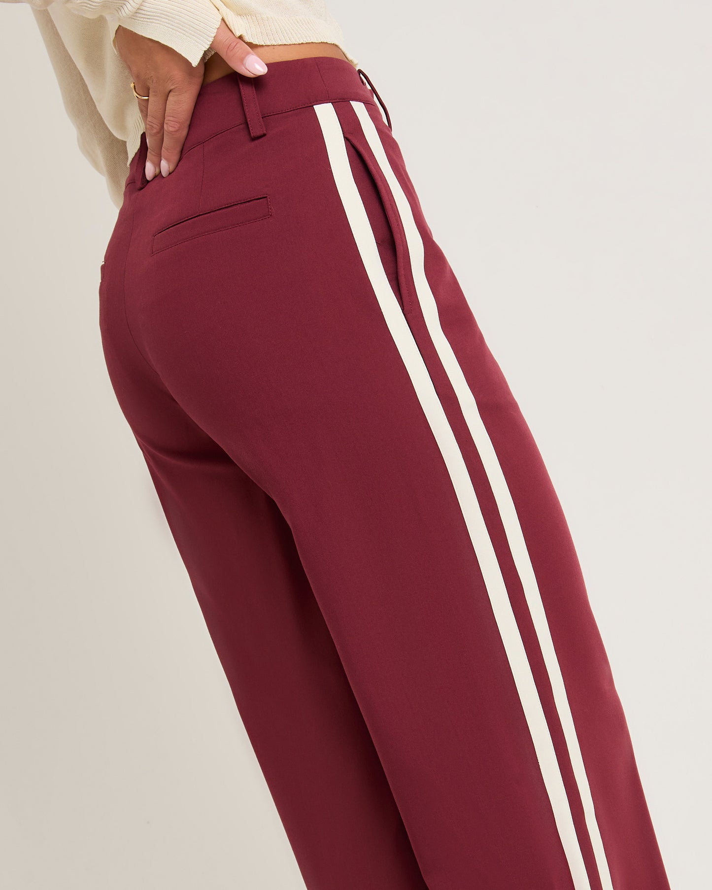Leon Stripe Detail Suit Pants