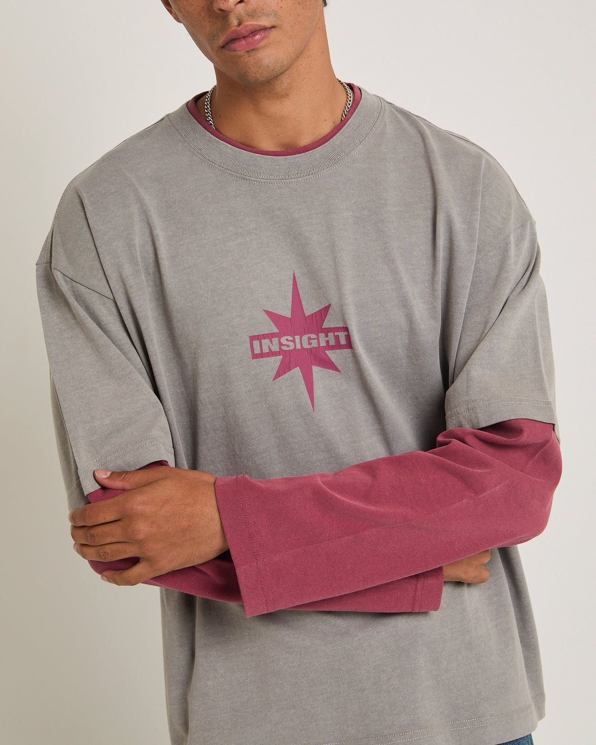 Orb Double Layer Long Sleeve T-Shirt