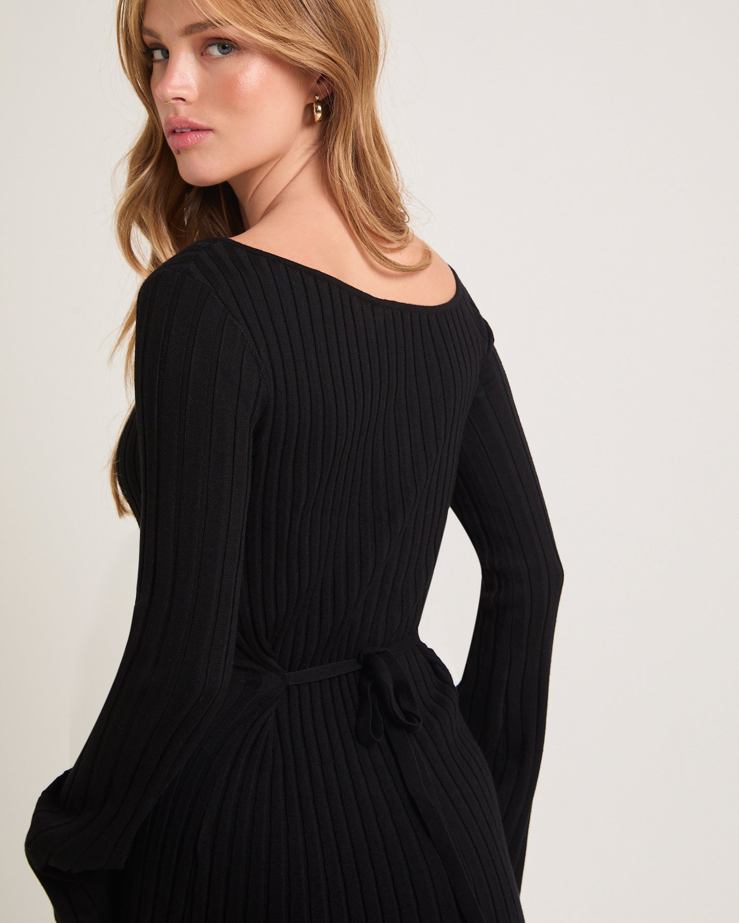 Remi Ribbed One Shoulder Mini Dress