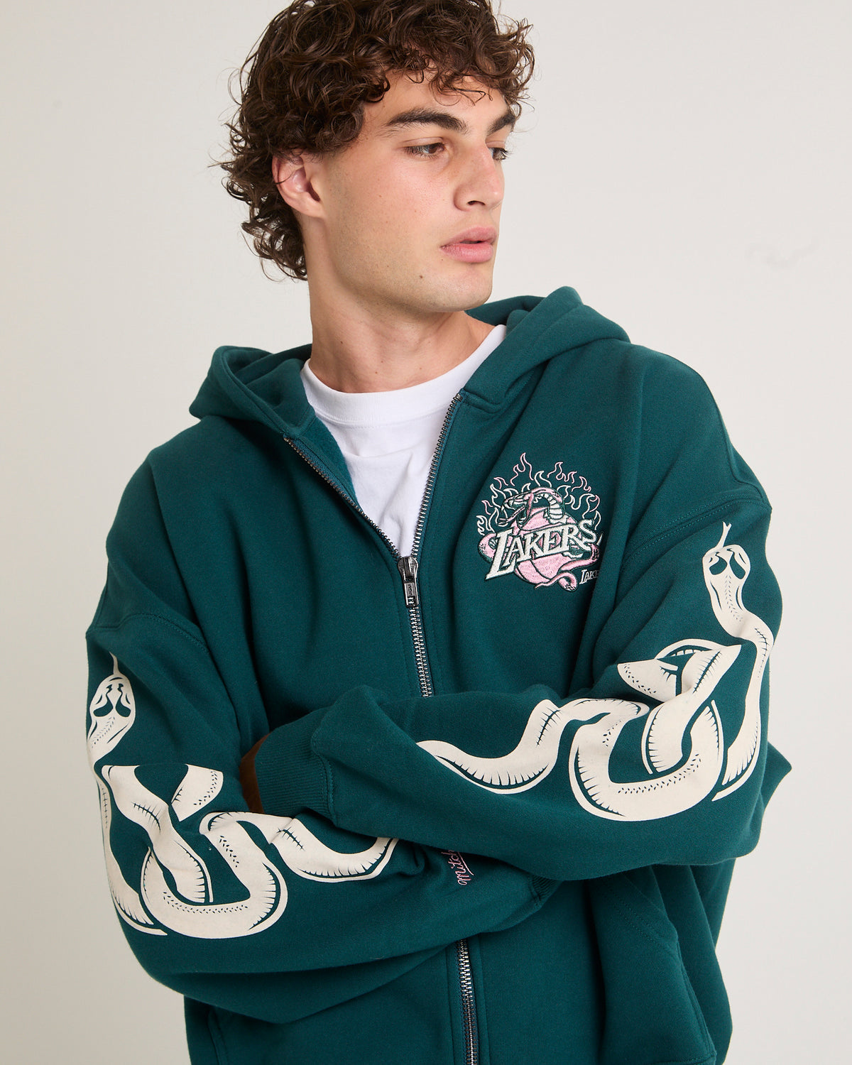 Los Angeles Lakers Slither Hoodie DARK SEA