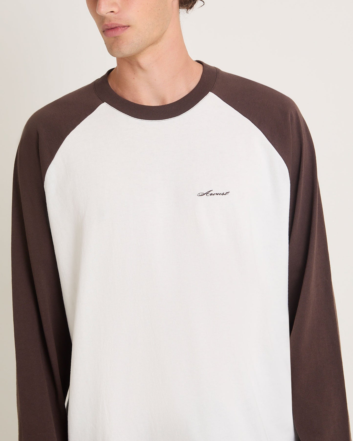 Script Long Sleeve Raglan T-Shirt