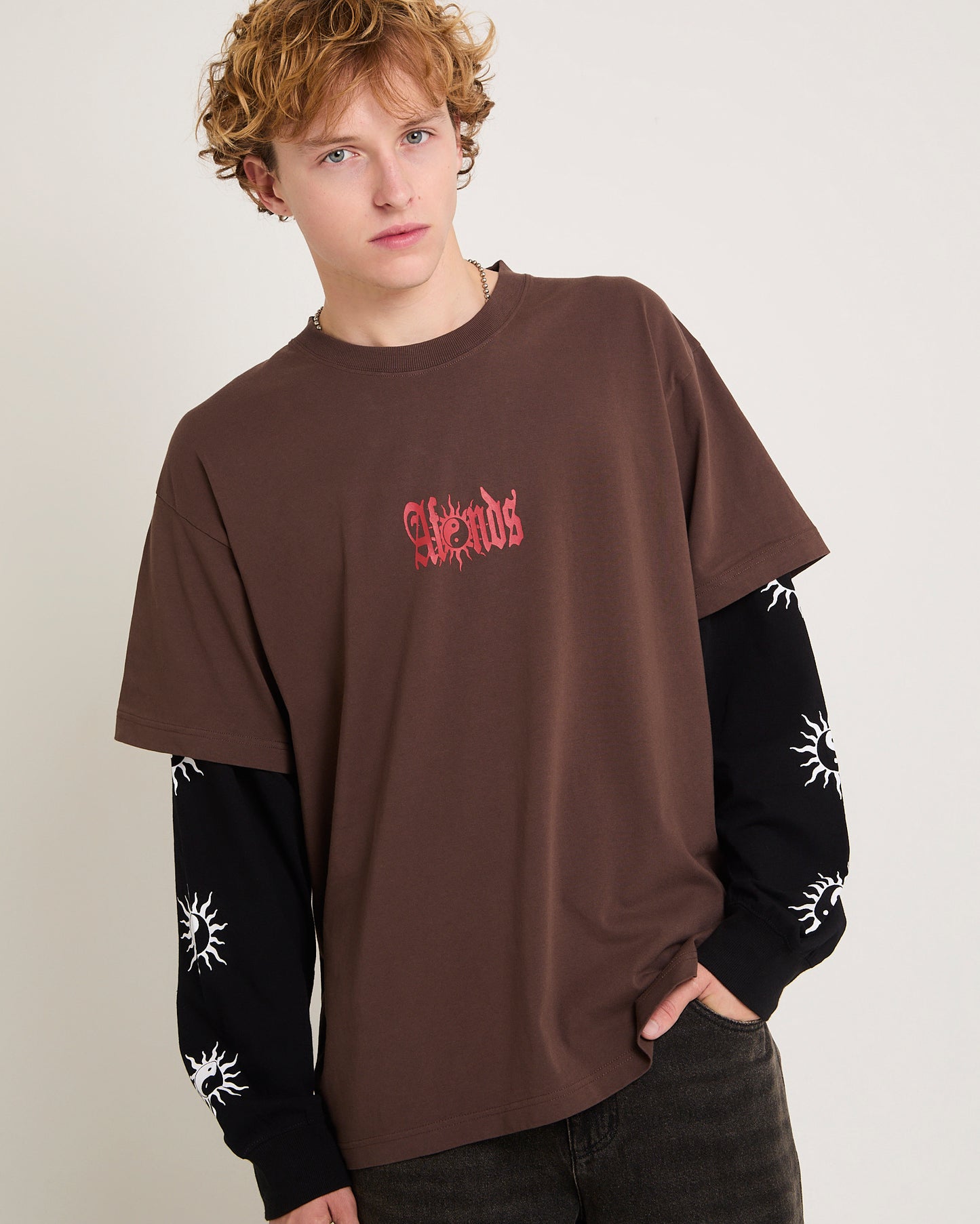 Double Trouble Layered Boxy T-Shirt