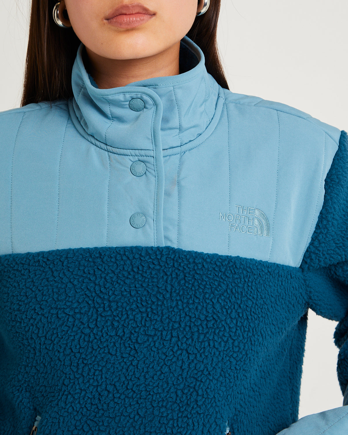Women's Cragmont Fleece 1/4 Snap MIDNIGHT PETROL/ALGAE BLUE