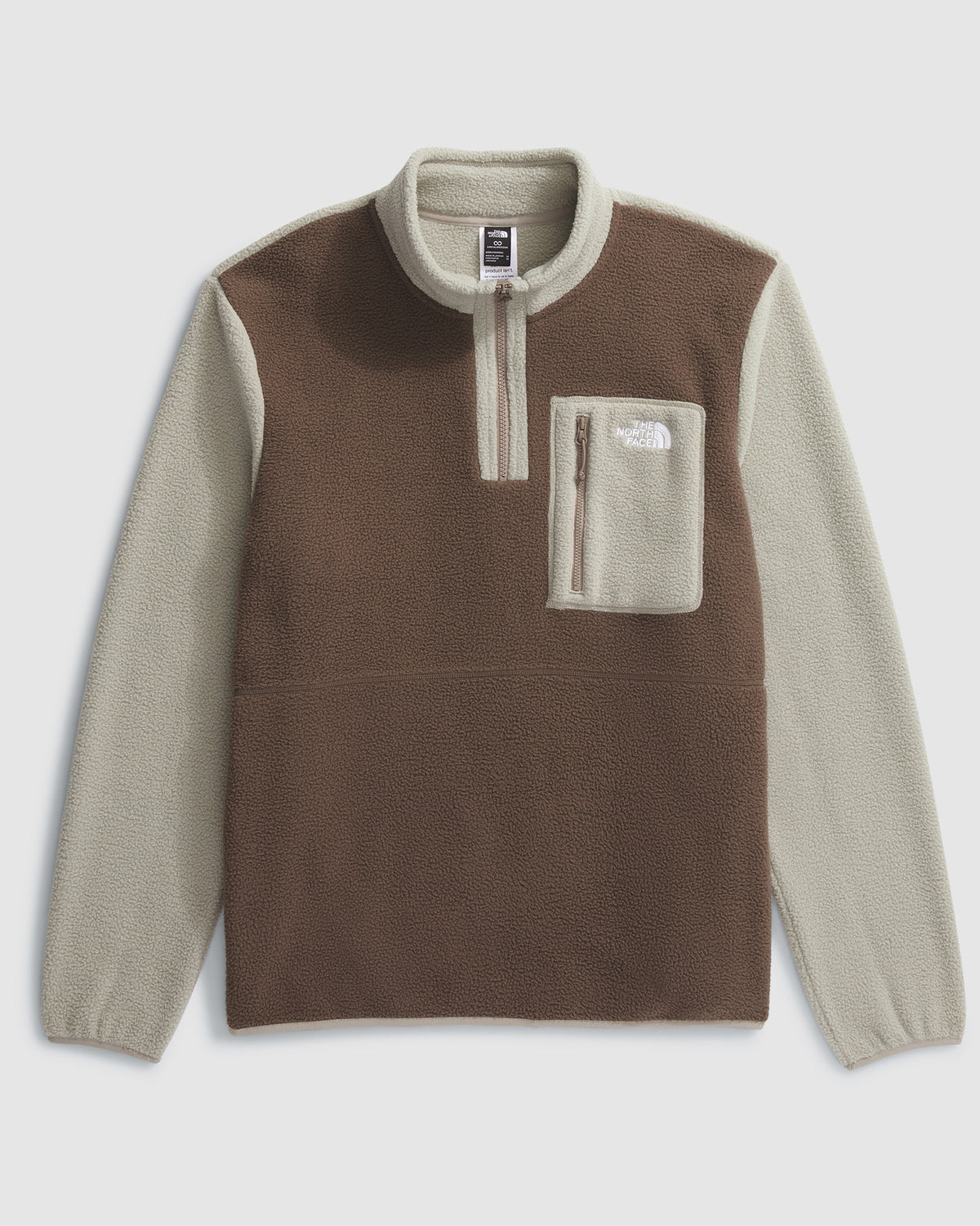 Men's Yumiori 1/4 Zip Jacket SMOKEY BROWN