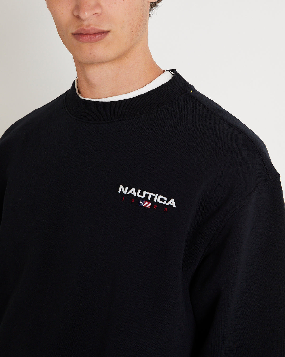 83 Flag Oversized Crewneck Sweater