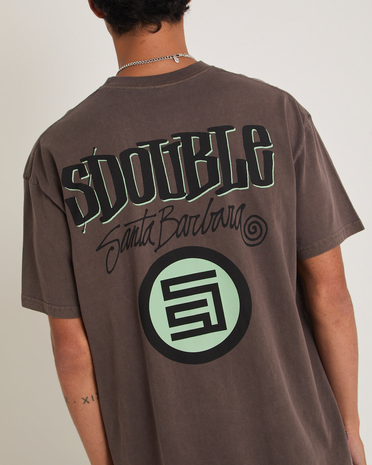 Combo Platter T-Shirt WASHED CHOCOLATE