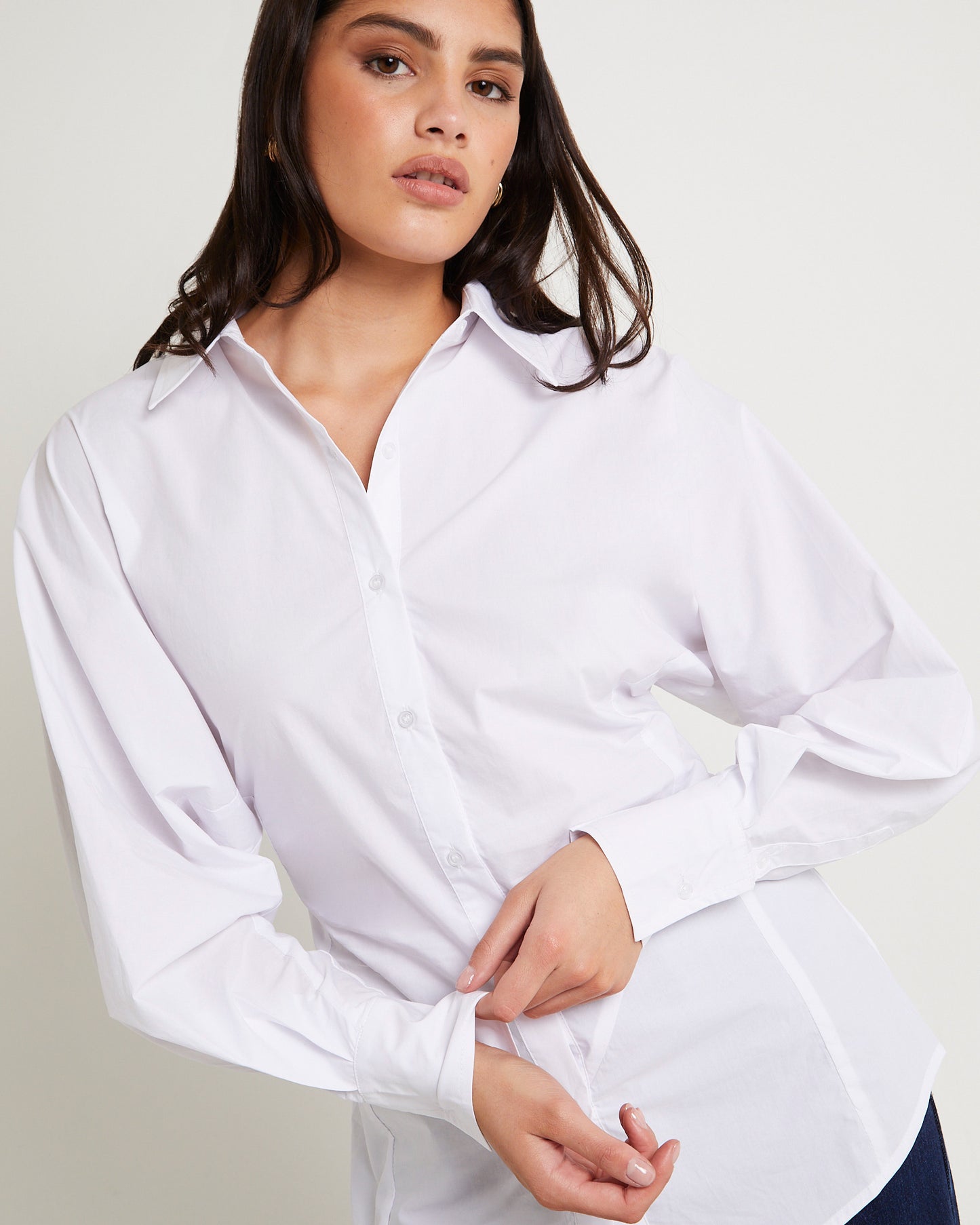 Cinched Longline Shirt
