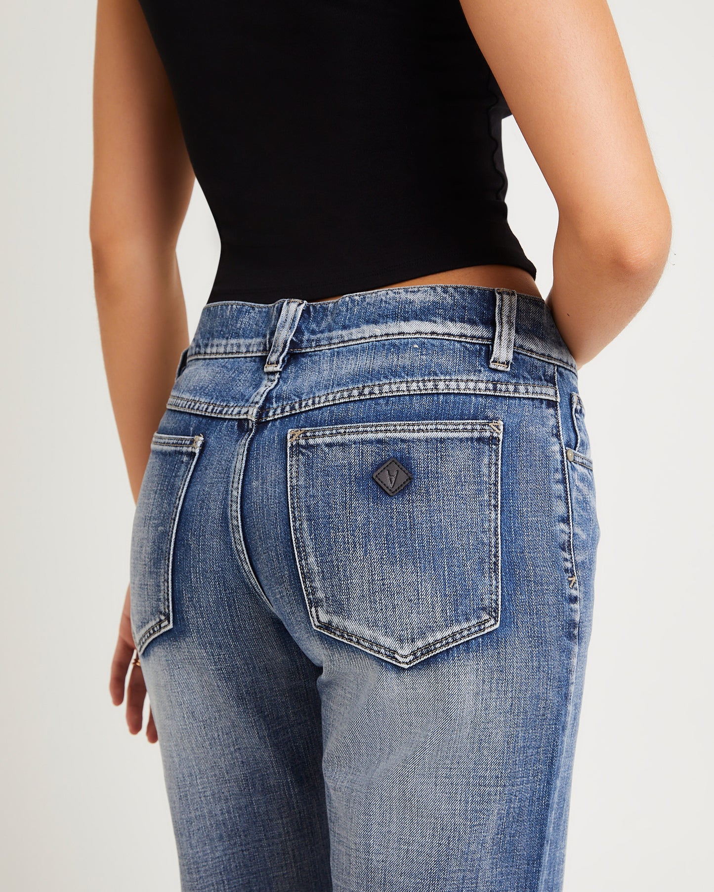 99 Low Baggy Flare Denim Jeans