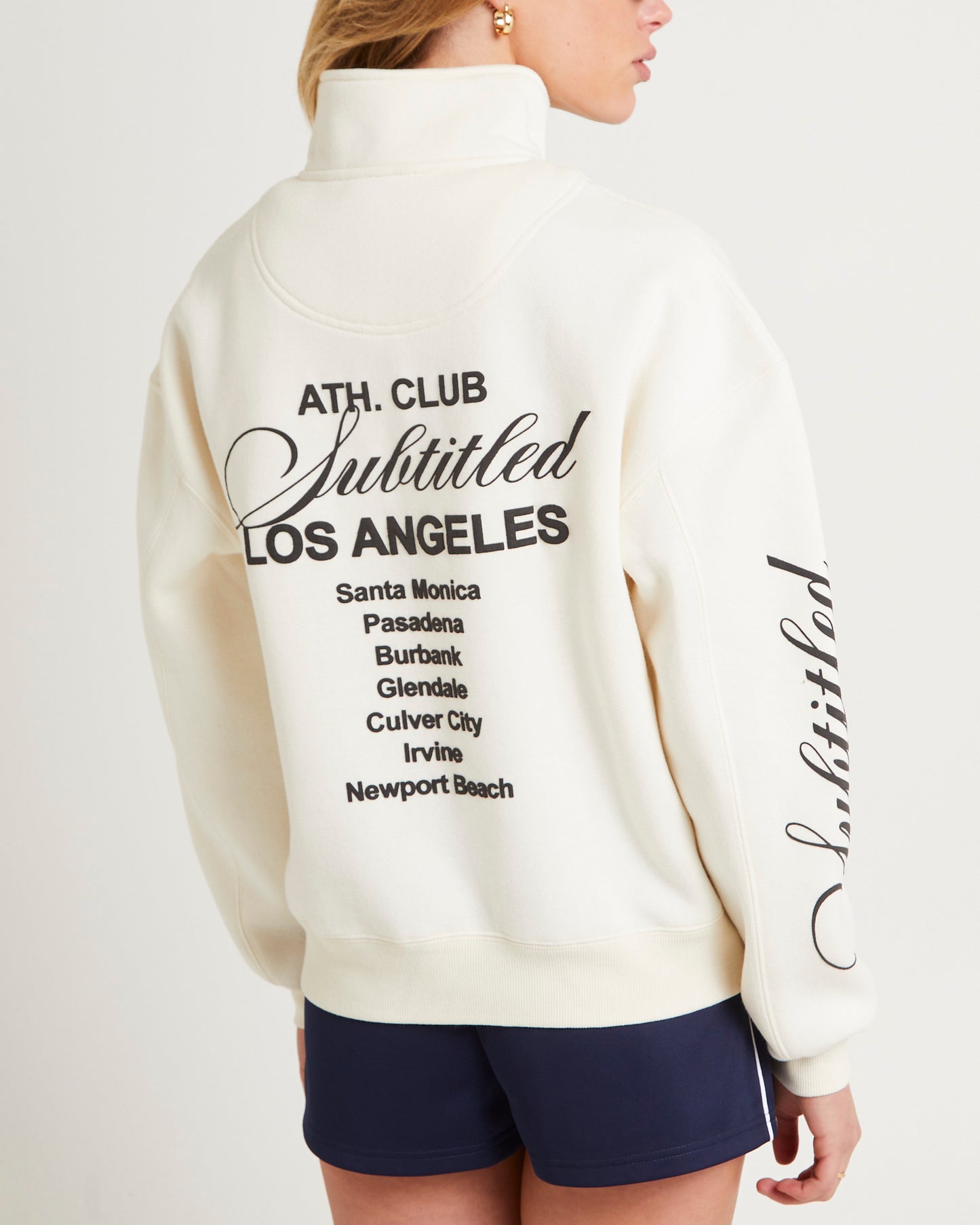Los Angeles Quarter Zip Jumper